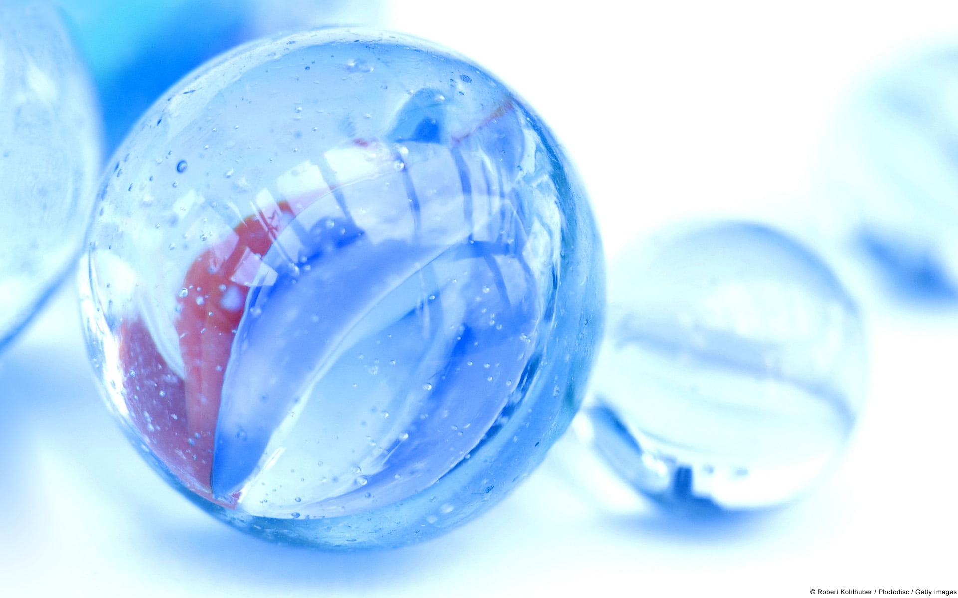 indoors, reflection, transparent, hd, circle, marbles, blue, 1080P, studio shot, marble, close-up, still life, toy, nature, no people, glass - material, HD Wallpaper