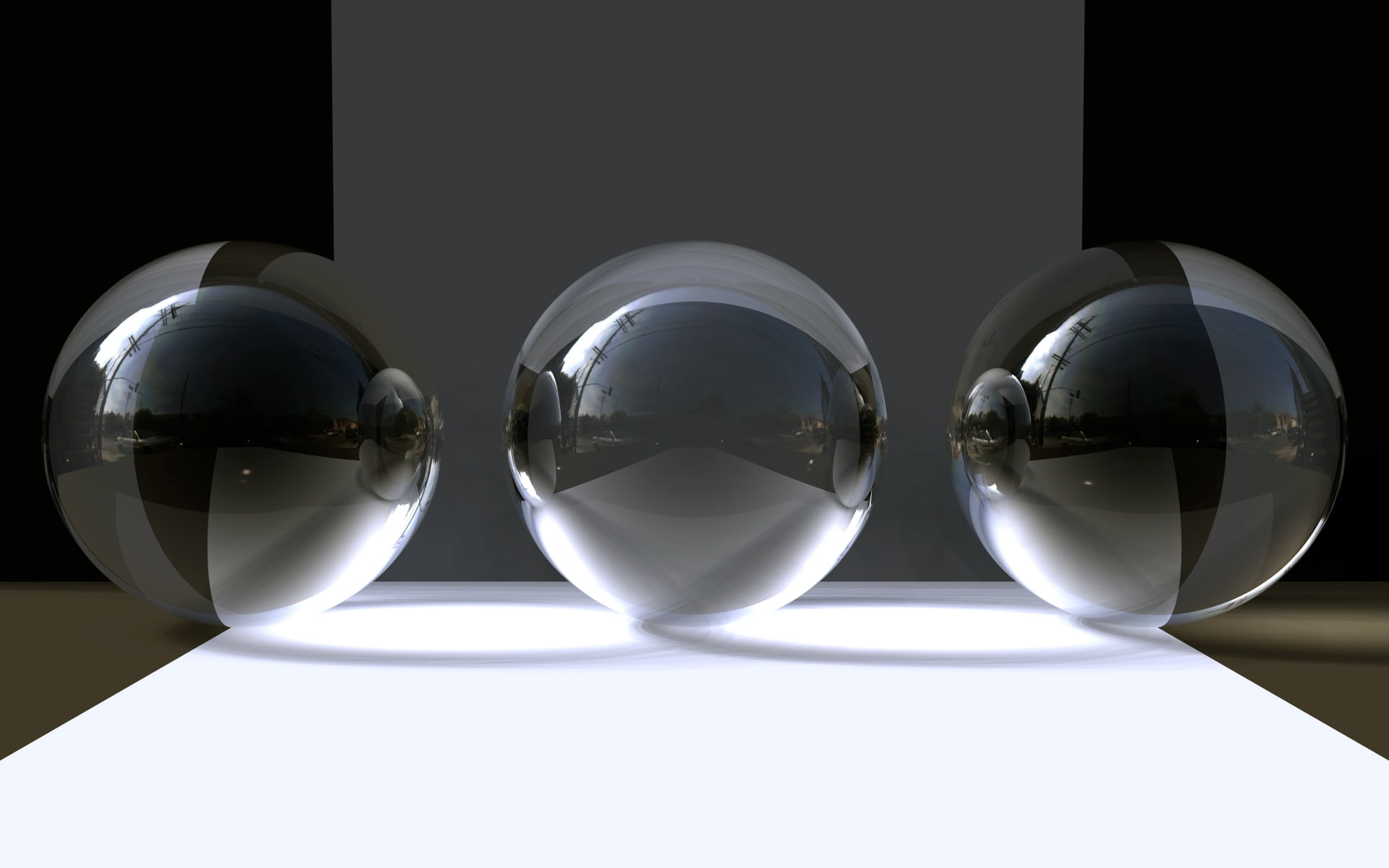 1080P, shiny, sphere, elegance, shape, gray, luxury, design, glass - Material, three, reflection, three Dimensional, copy space, day, black, business, HD Wallpaper