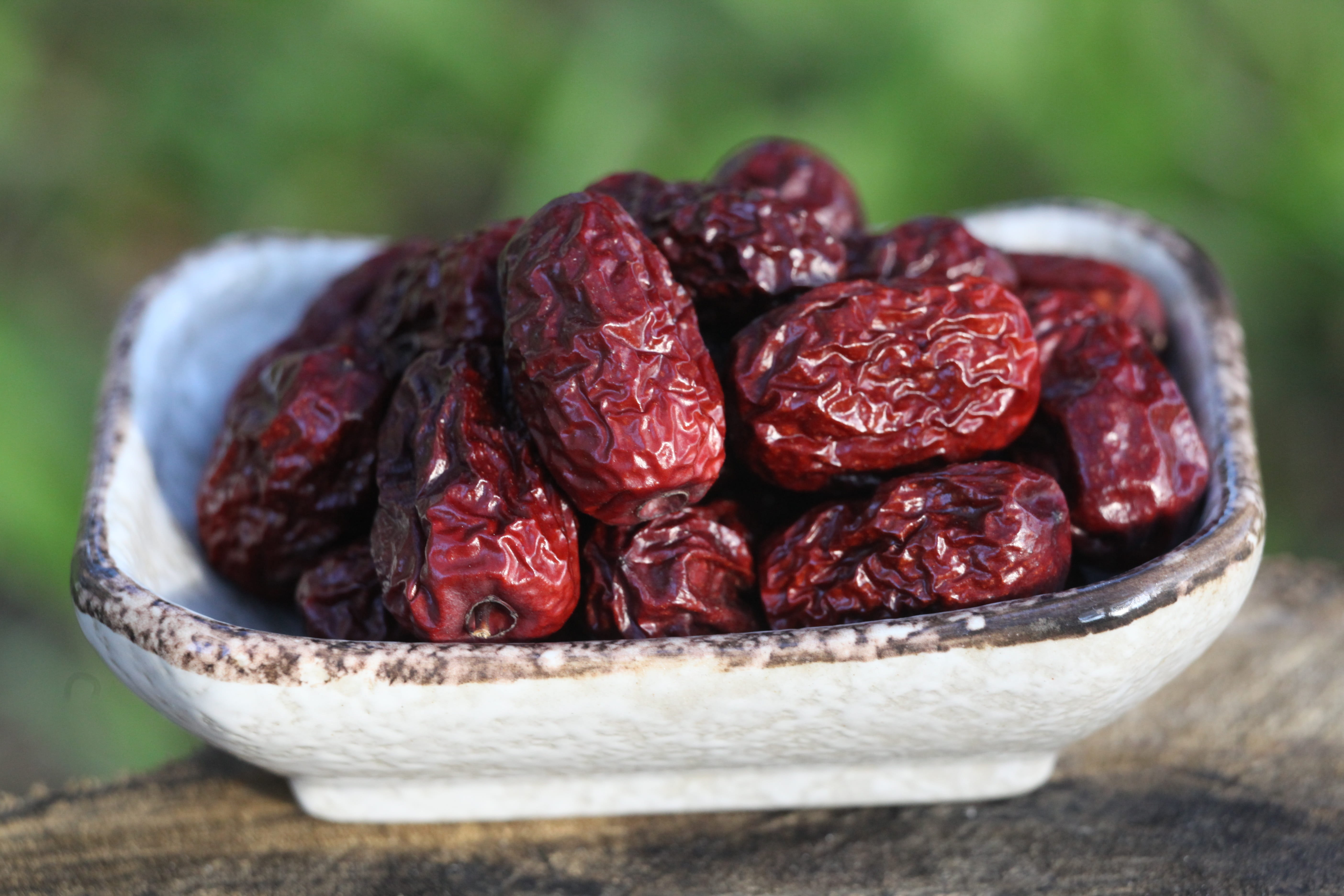 container, food, large group of objects, bowl, Herb, freshness, focus on foreground, table, 5K, food and drink, close-up, Jujube, dried fruit, Chinese, HD Wallpaper