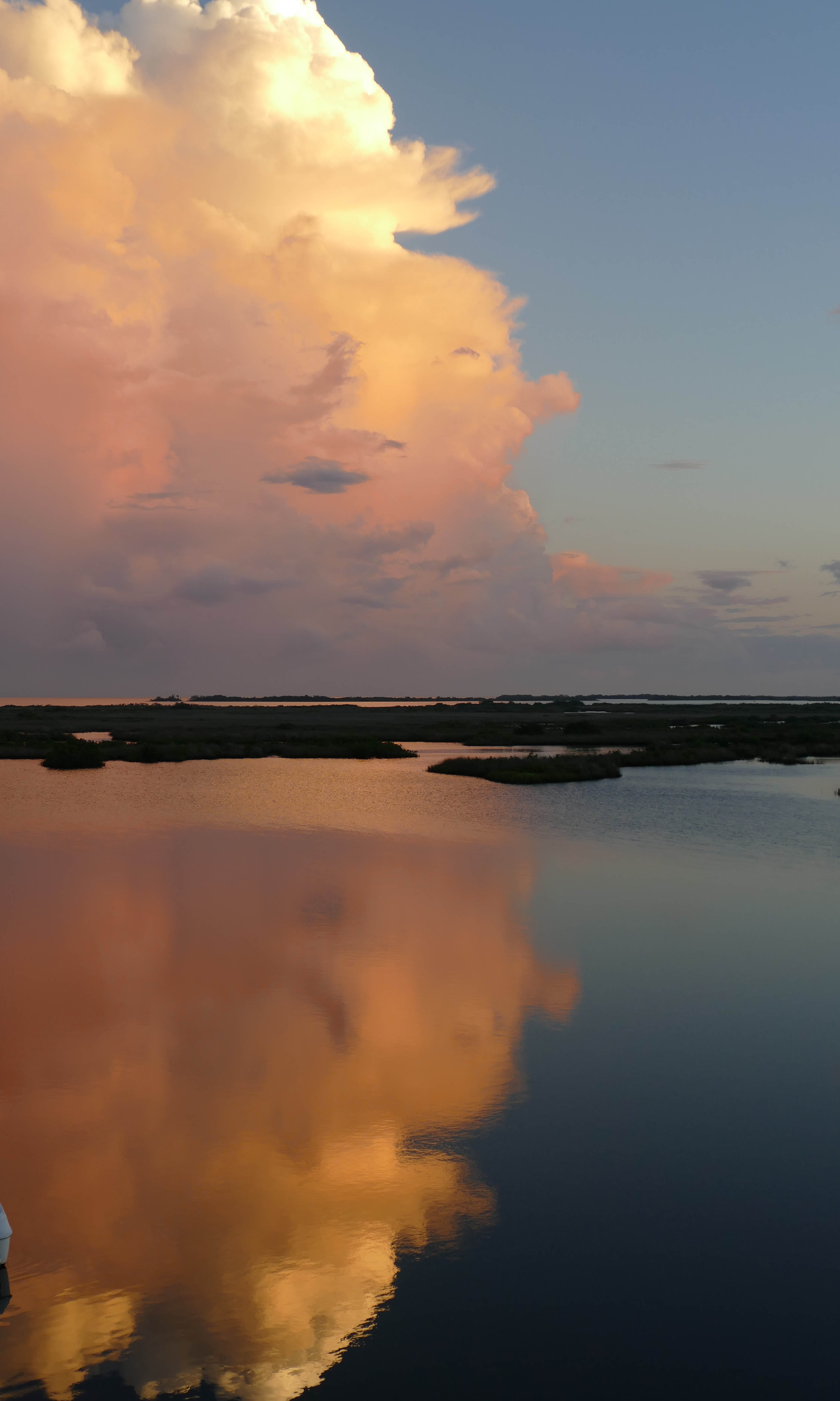cloud - sky, scenics - nature, beautifully, outdoor, tranquility, travel, 5K, landscape, water, vacation, colorful, salt marsh, orange color, reflection, Phone HD Wallpaper