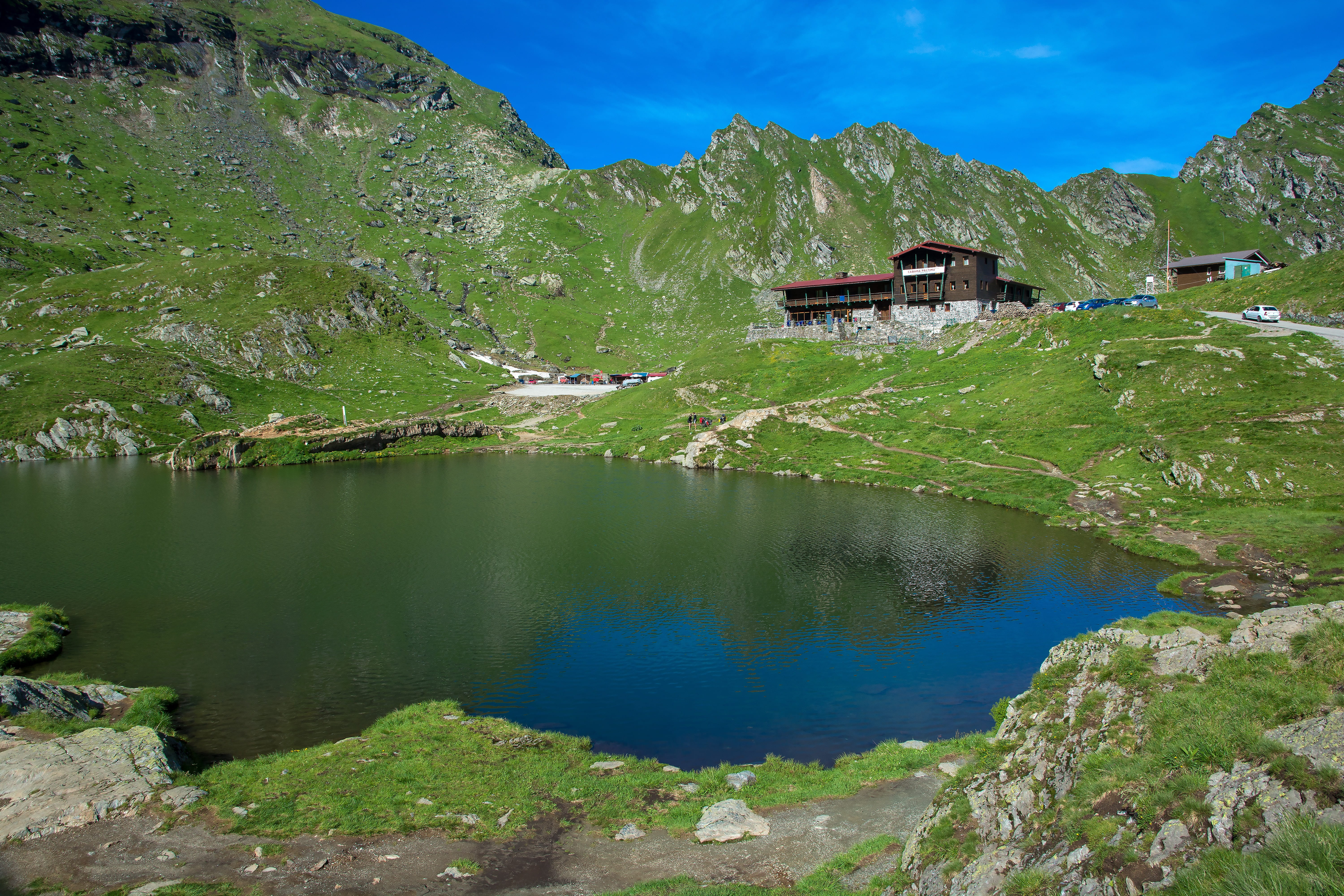 mountain world, reflection, romania, transfagarasan, no people, mountain landscape, landscape, mountains, mountain, nature, architecture, pass, water, scenics - nature, HD Wallpaper