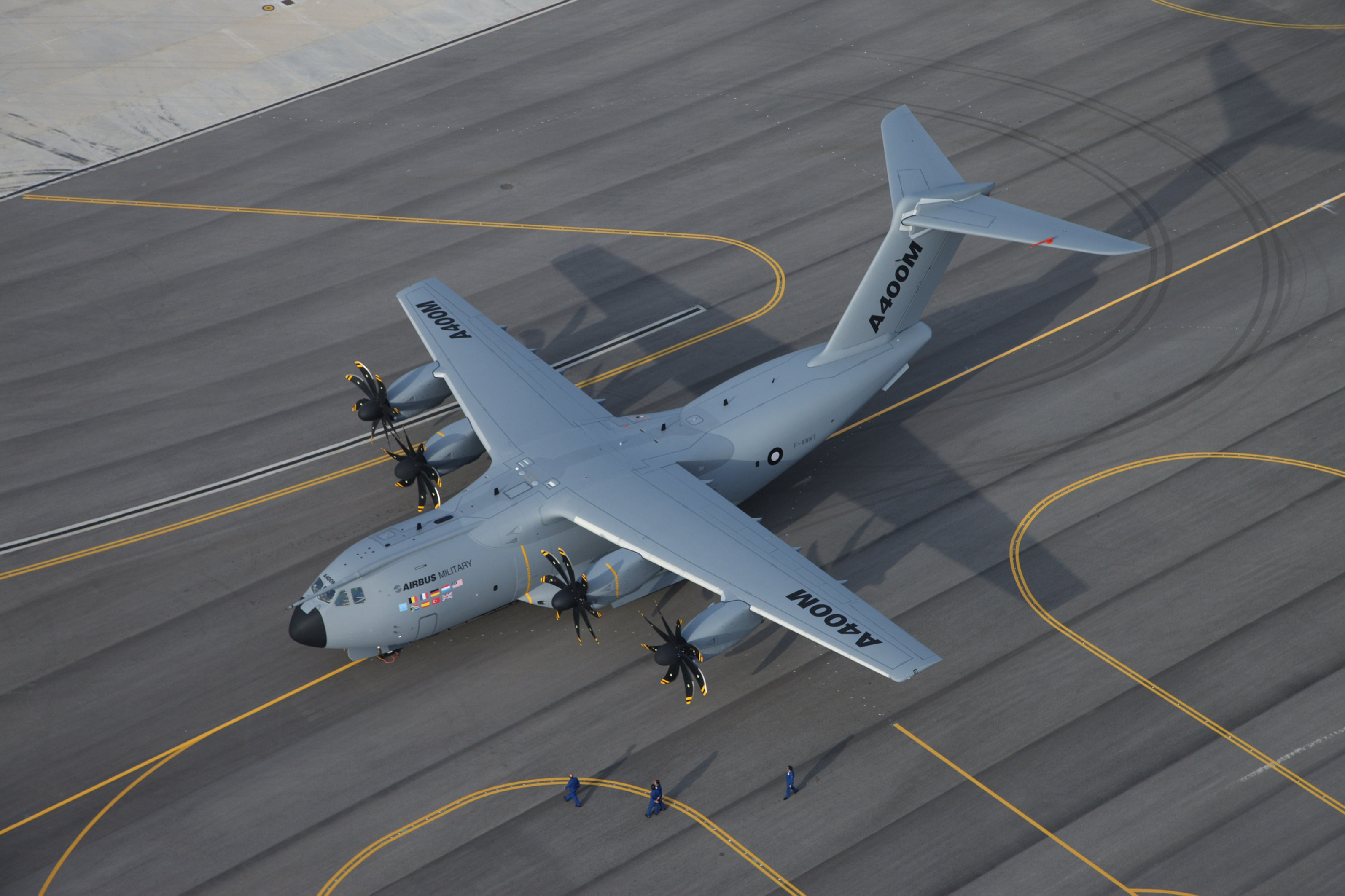 Airbus A400M Atlas, Airbus Military, Military transport aircraft, WFP, A400М, 2K, HD Wallpaper