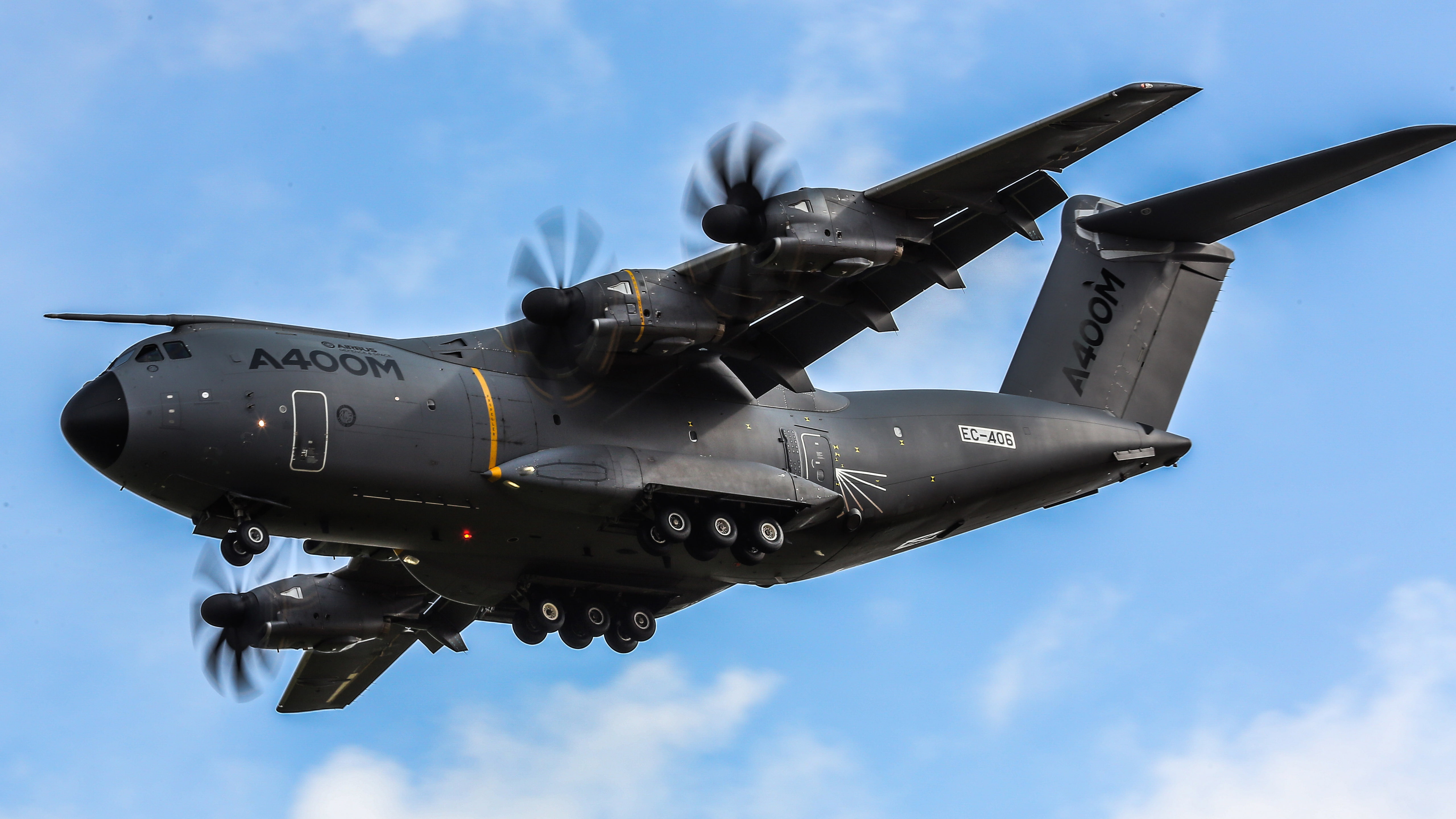 Transport, 5K, A400M, Atlas, Airbus, aircraft, Military, HD Wallpaper