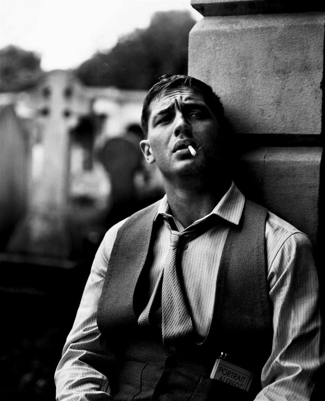 actor, Tom Hardy, 1917 (movie), smoke, 720P, Phone HD Wallpaper