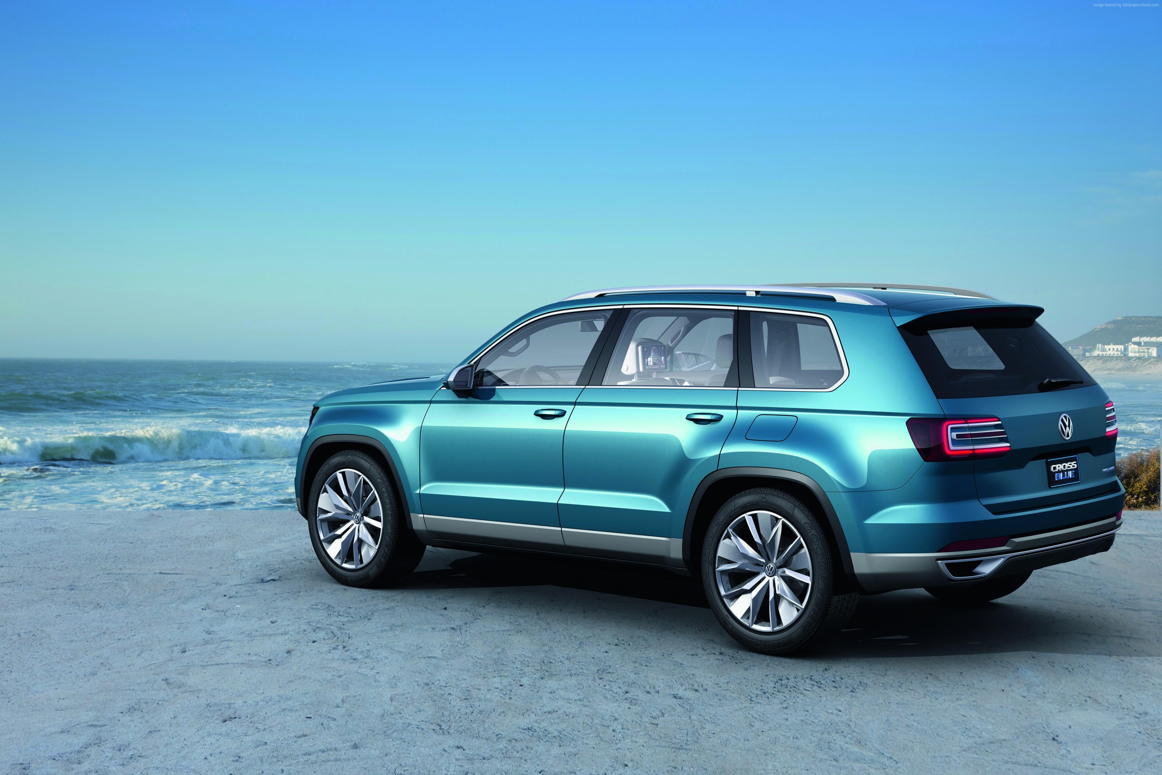 2019 Cars, SUV, 4K, 4K, Volkswagen Atlas 2.0T SE, HD Wallpaper