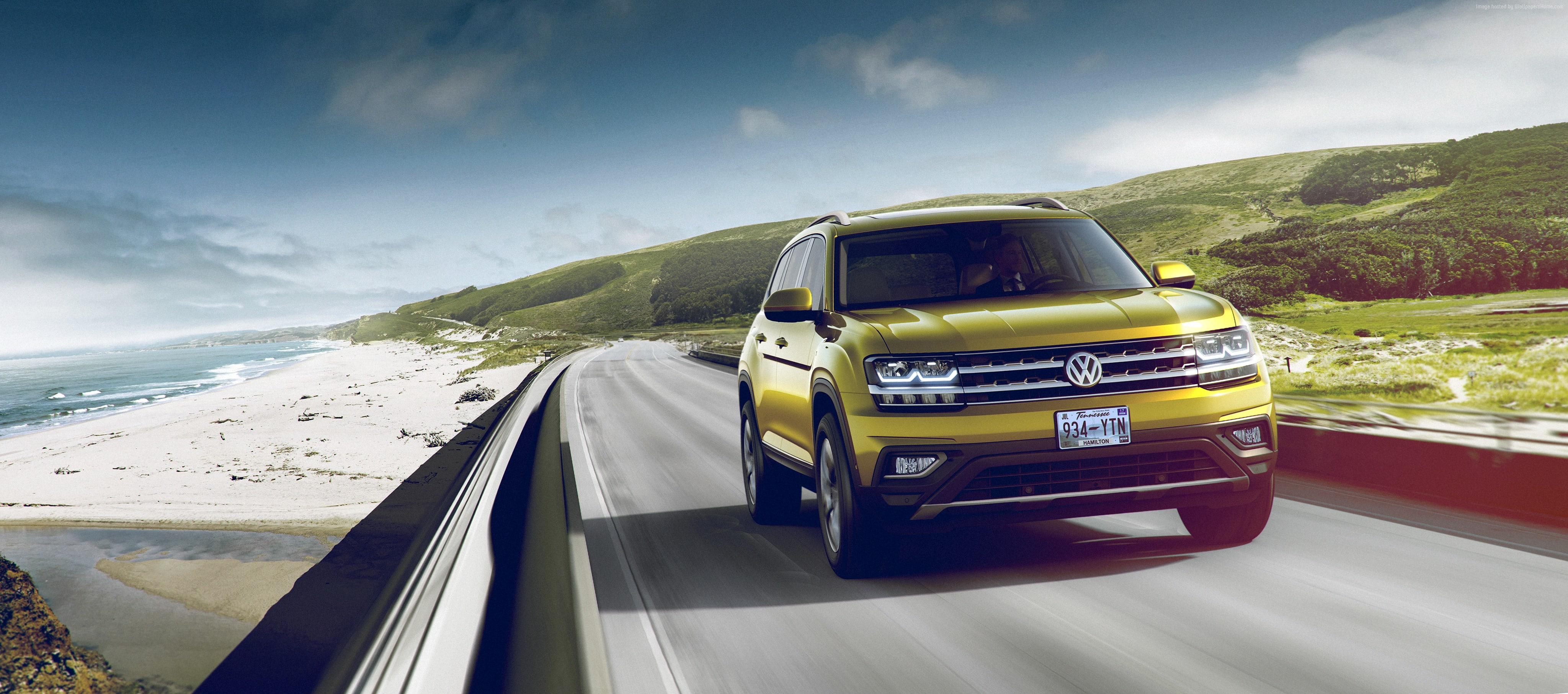 Volkswagen Atlas, crossover, 4K, HD Wallpaper