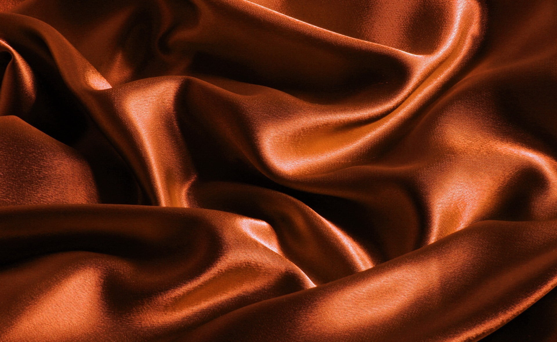 luxury, curve, pattern, no People, satin, fashion, brown, black background, textured Effect, indoors, backdrop, softness, textured, decoration, background, HD Wallpaper