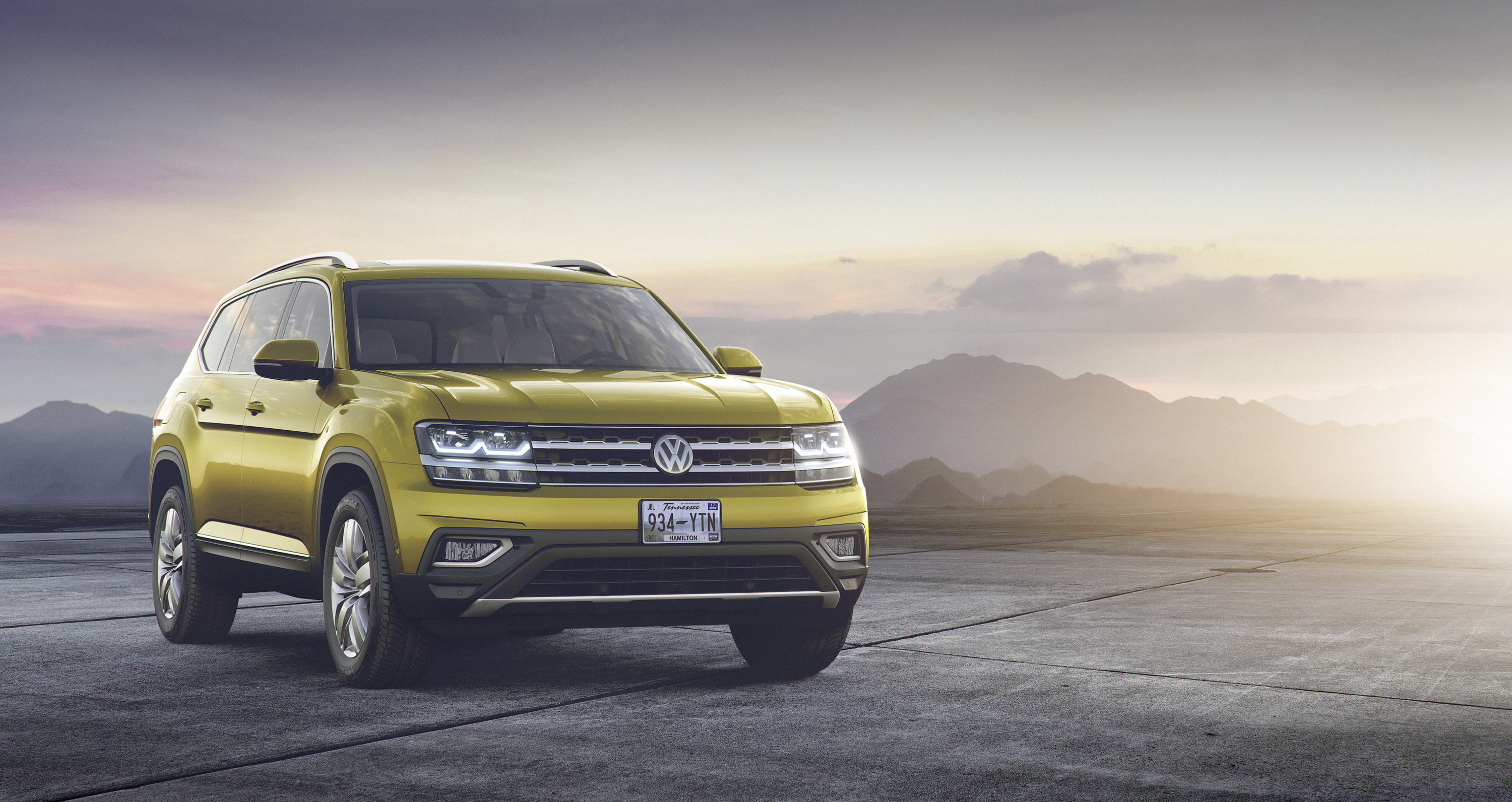 2017 Cars, 2K, Volkswagen Atlas, HD Wallpaper