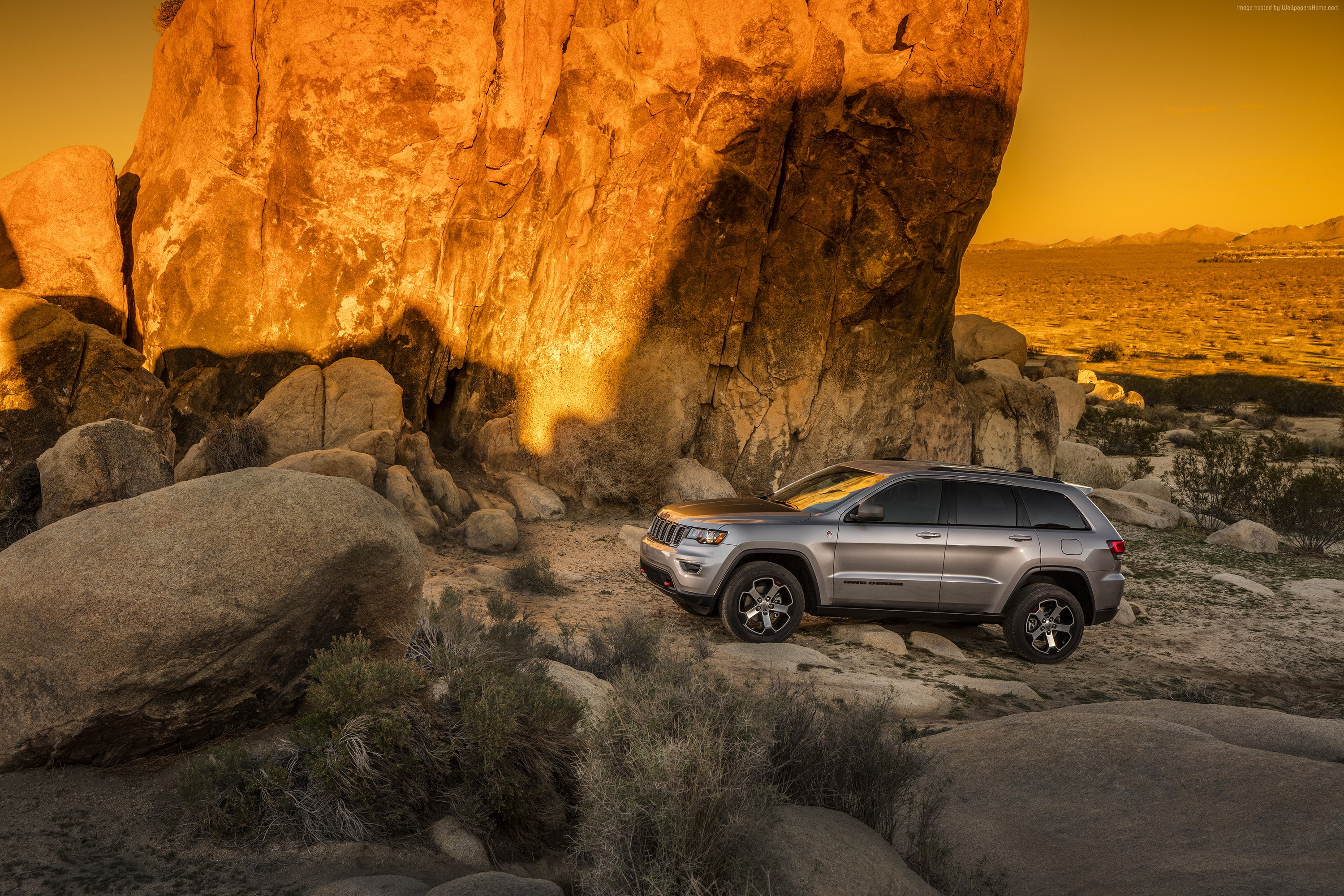 suv, NYIAS 2016, Jeep Grand Cherokee Trailhawk, 2K, HD Wallpaper