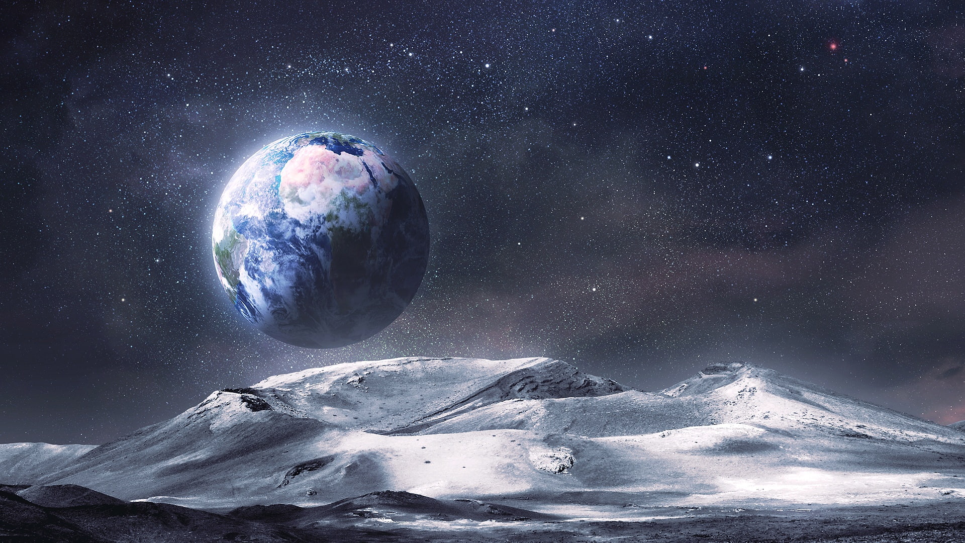 Space, View, Earth, 1080P, Planet, HD Wallpaper