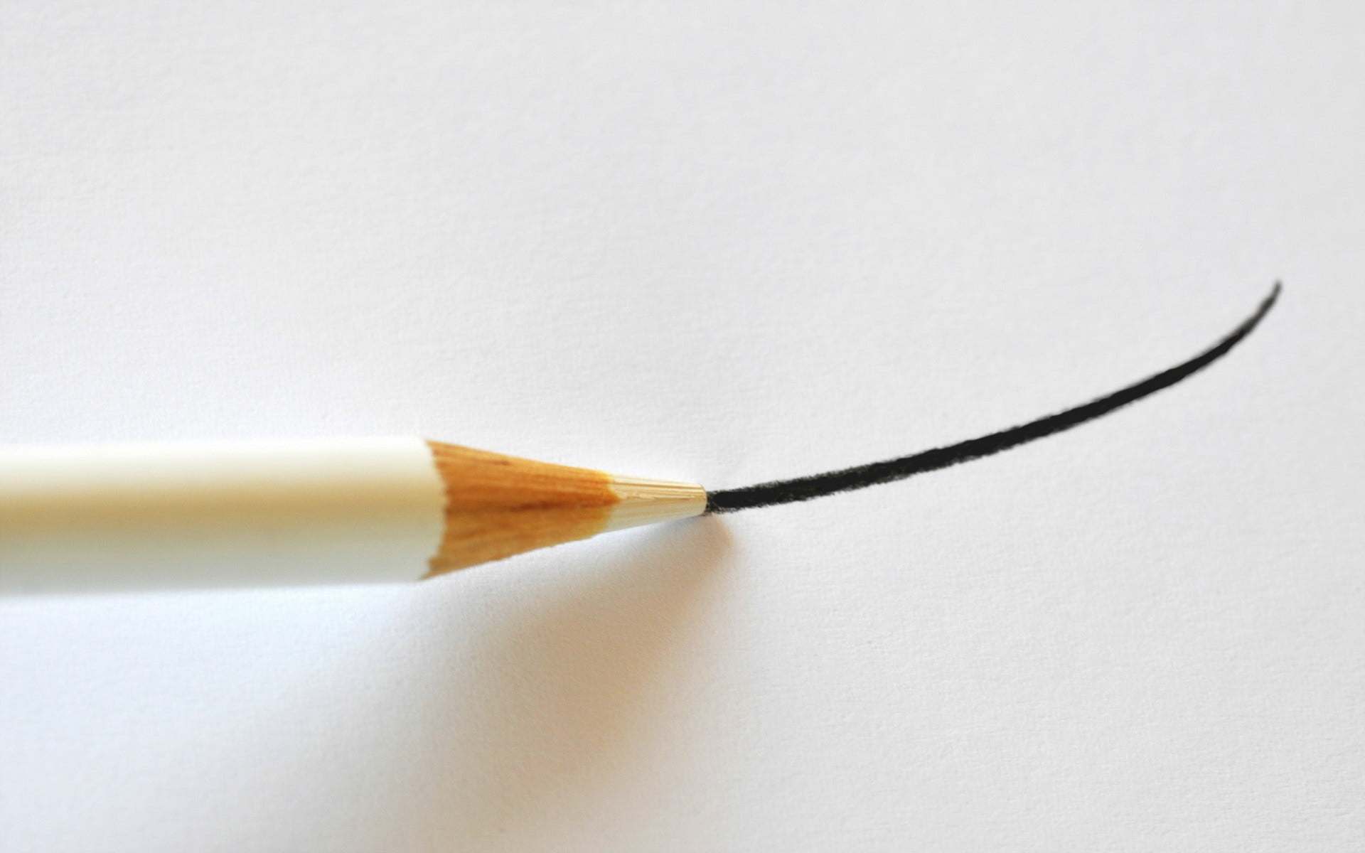 led, 1080P, creativity, white color, simplicity, office, drawing, studio shot, illusions, two objects, purity, single object, writing instrument, ink, HD Wallpaper