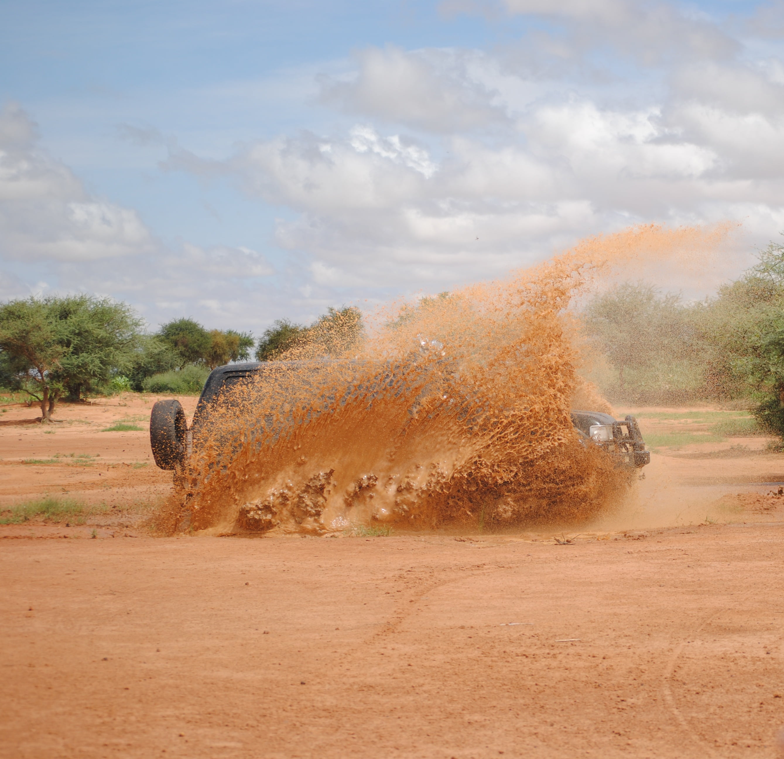day, sky, agriculture, all terrain, field, plant, tree, dirt, mud, outdoors, no people, 4x4, sunlight, environment, nature, transportation, sun, niger, HD Wallpaper