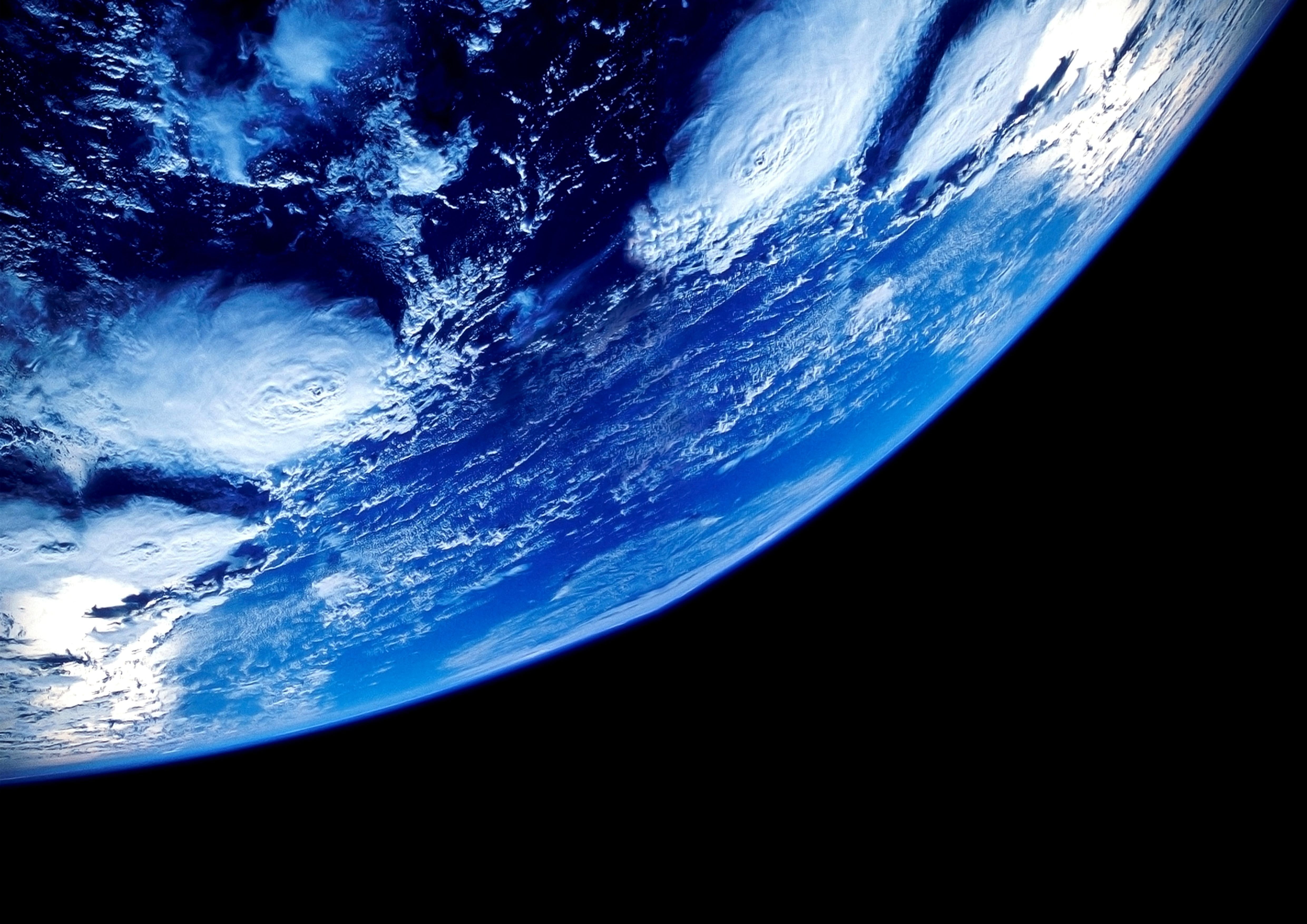 space, 4K, planet, orbit, our, oceans, Earth, HD Wallpaper