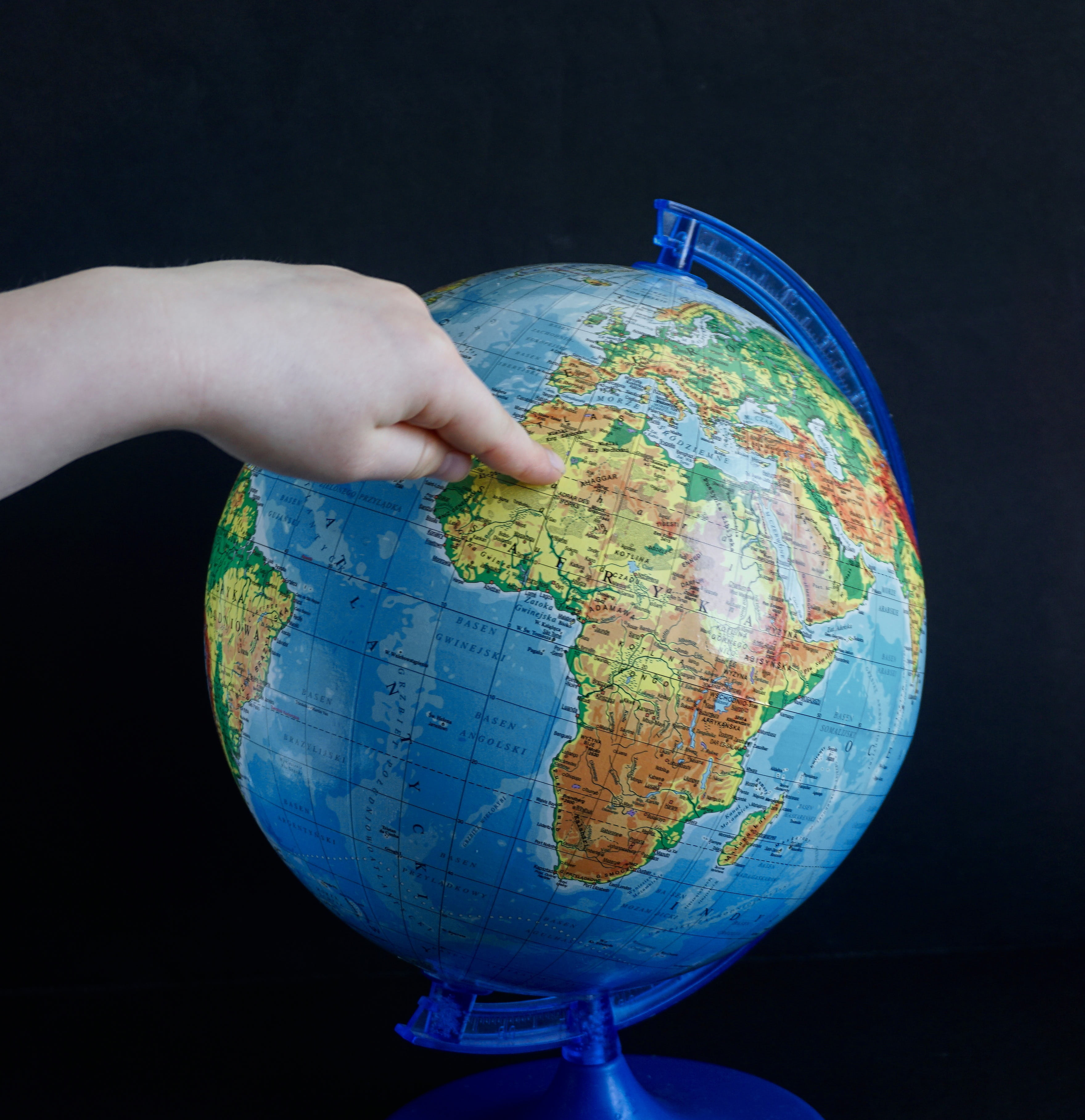 one person, studio shot, earth, globe - man made object, child, hand, indoors, space, globus, travel, sphere, draw, africa, planet earth, global communications, Phone HD Wallpaper
