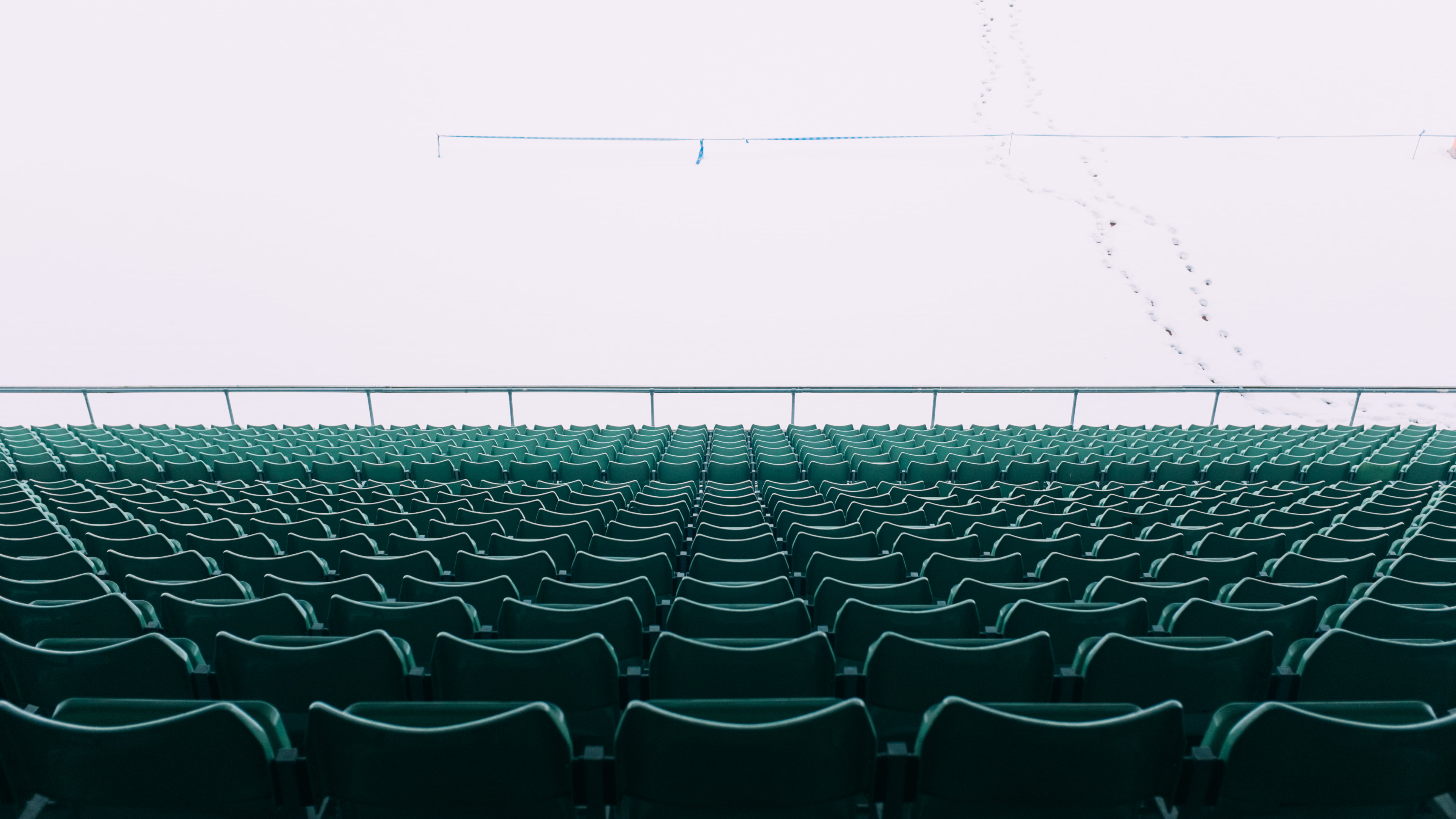seats, folding chair, side by side, arrangement, large group of objects, perspective, in a row, day, green, arts culture and entertainment, lot, seat, no people, HD Wallpaper