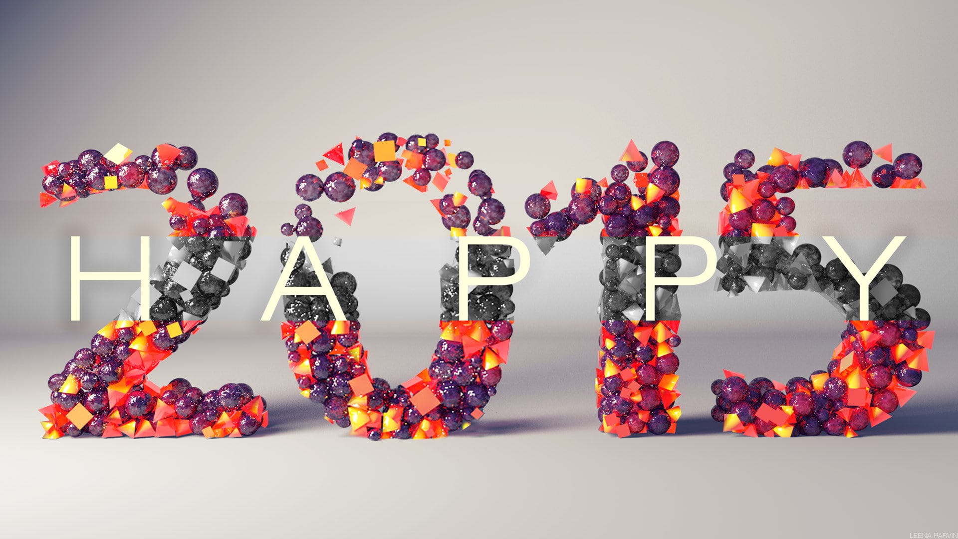 digital composite, still life, order, group of objects, variation, conformity, arrangement, new year 2015, colored background, large group of objects, abundance, HD Wallpaper