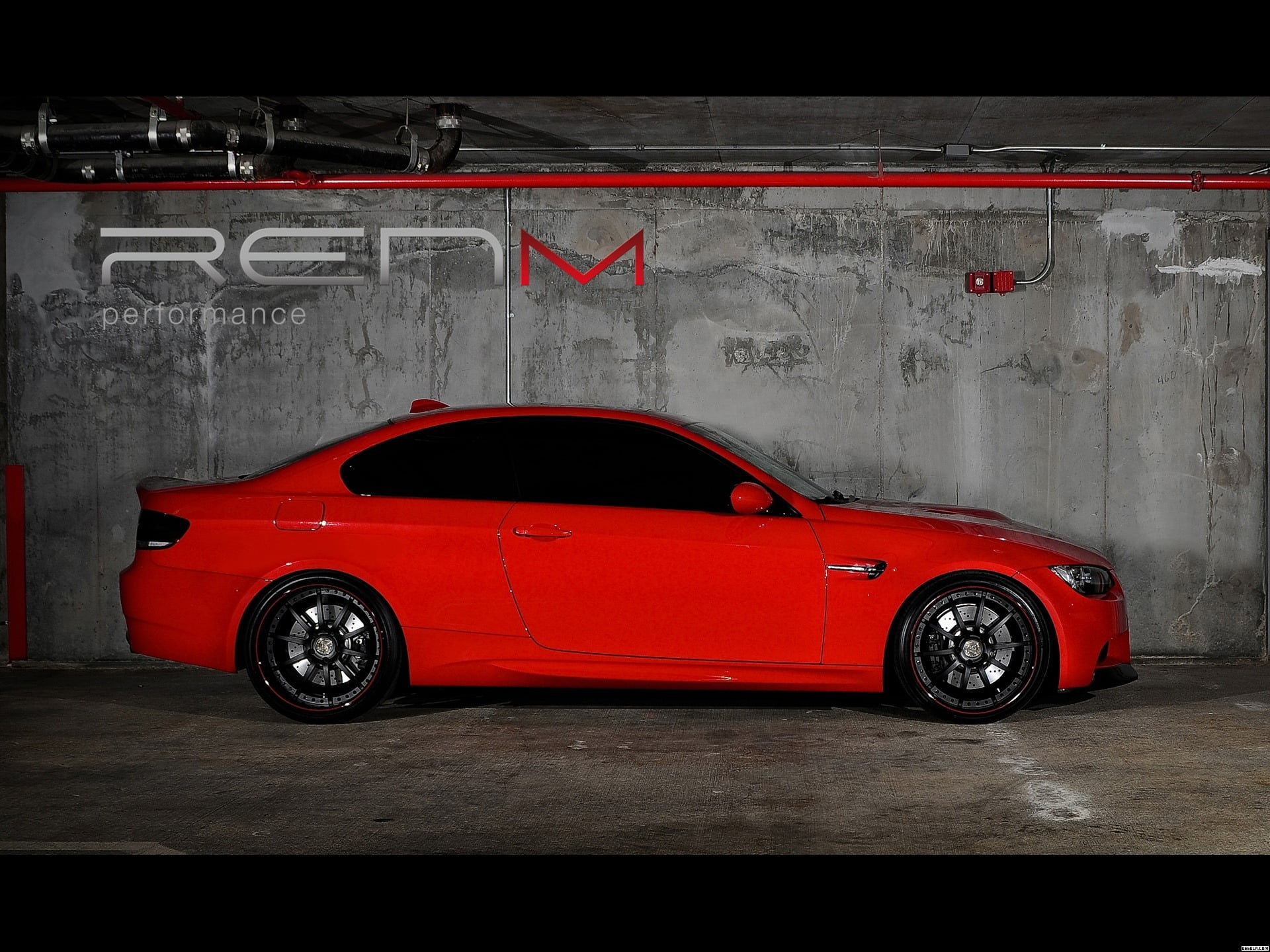 architecture, BMW M3 , day, red cars, motor vehicle, BMW 3 Series (E92), E92, transportation, mode of transportation, garage, land vehicle, BMW, retro styled, HD Wallpaper