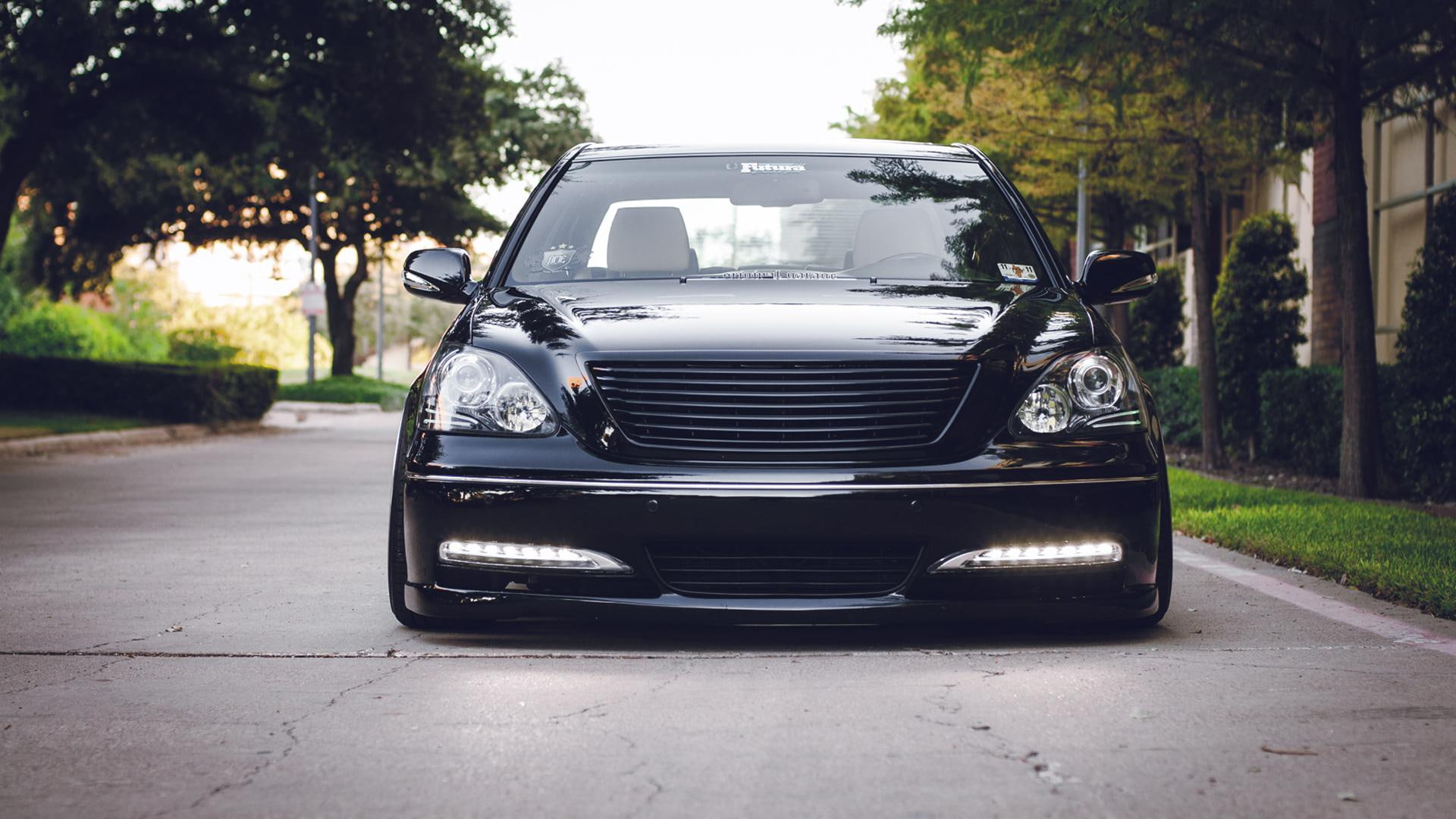 bumper, lexus, car, vip, front bumper, 1080P, front, black, HD Wallpaper