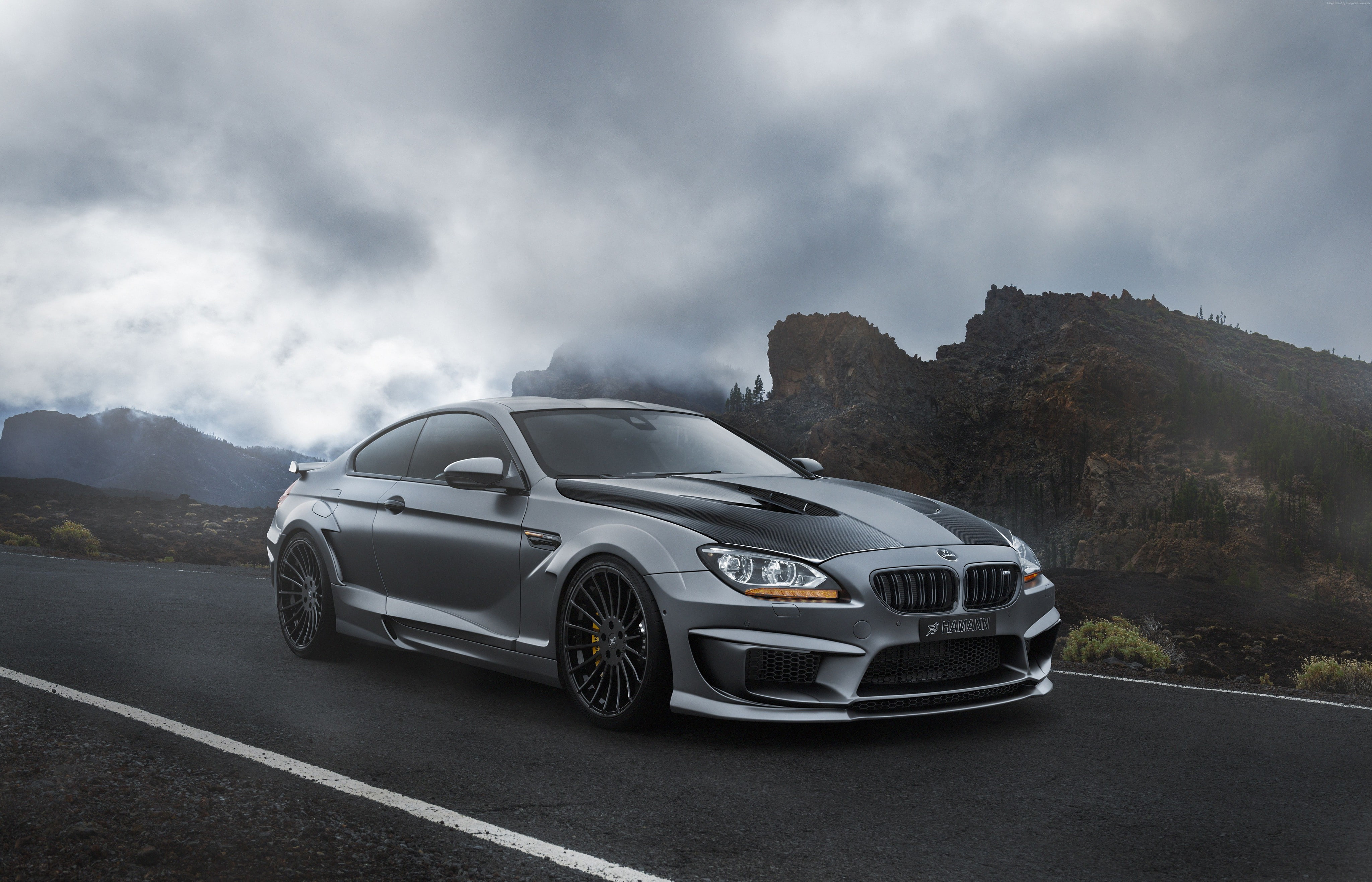F13, Coupe, M6, 4K, m, BMW, grey, 2015, sports, HD Wallpaper