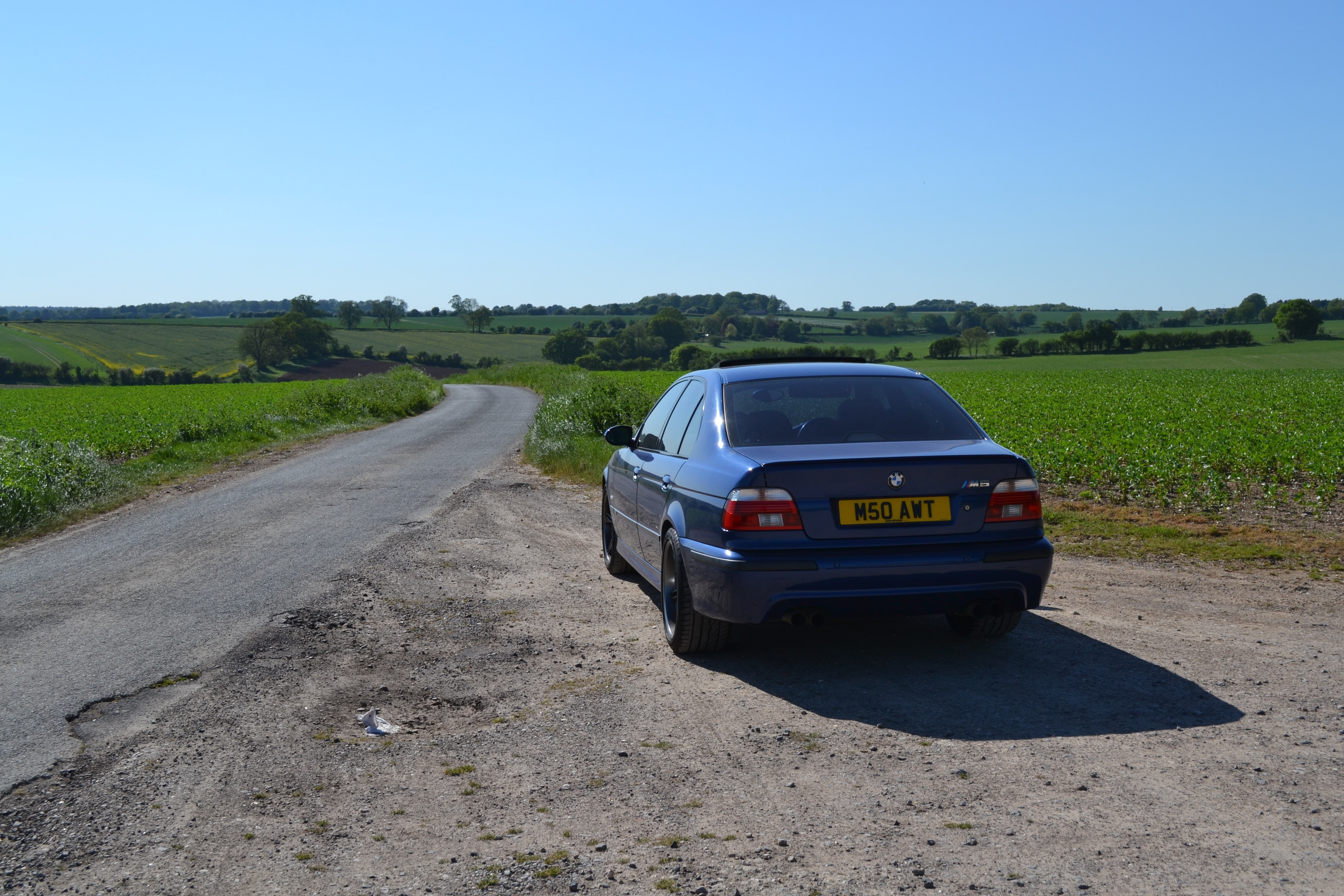 land vehicle, direction, landscape, bmw e 39 car, road trip, clear sky, motor vehicle, the way forward, mode of transportation, land, environment, transportation, HD Wallpaper