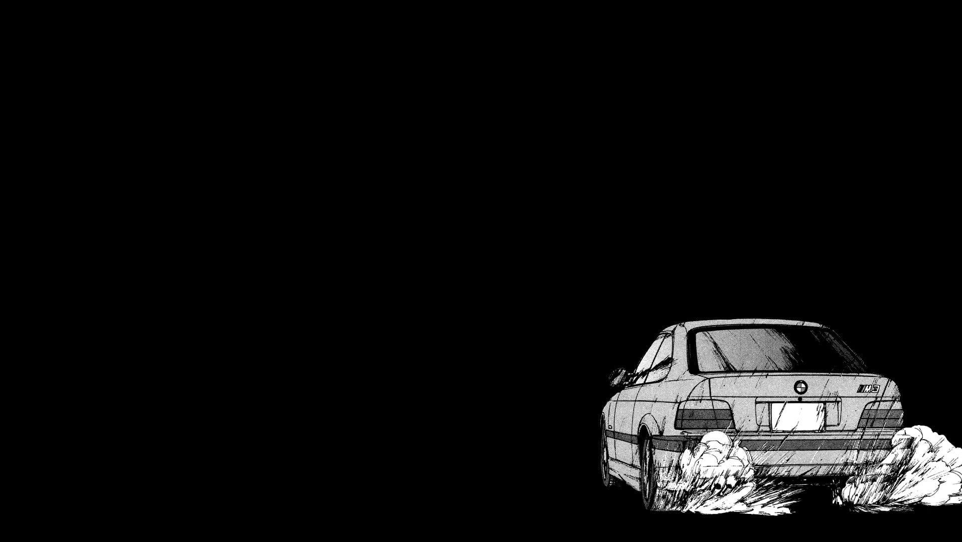 vehicle, illustration, sky, building exterior, copy space, BMW E36, religion, black background, night, car, place of worship, outdoors, dome, BMW, building, HD Wallpaper