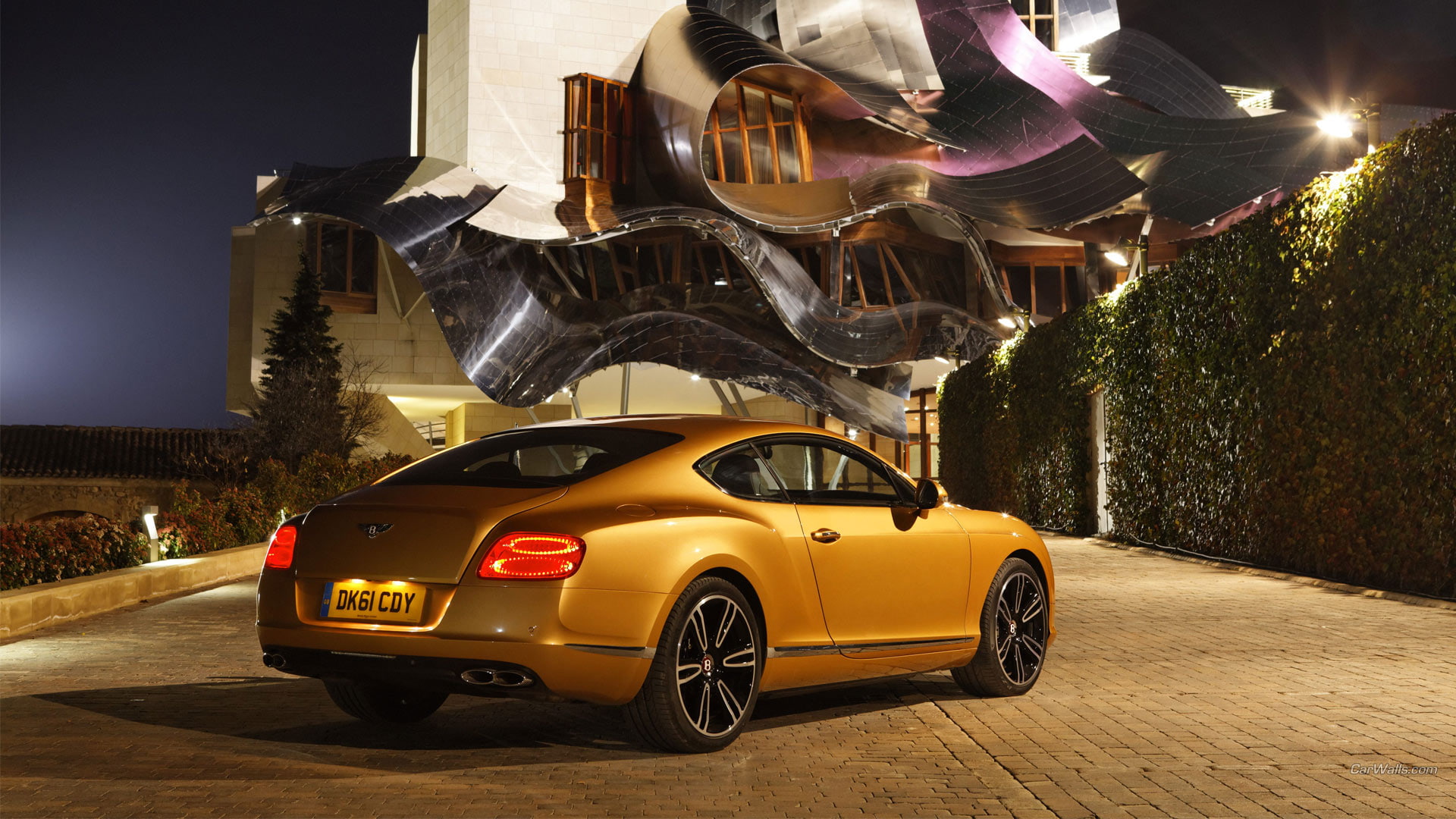 continental, bentley, cars, house, hd, 1080P, HD Wallpaper