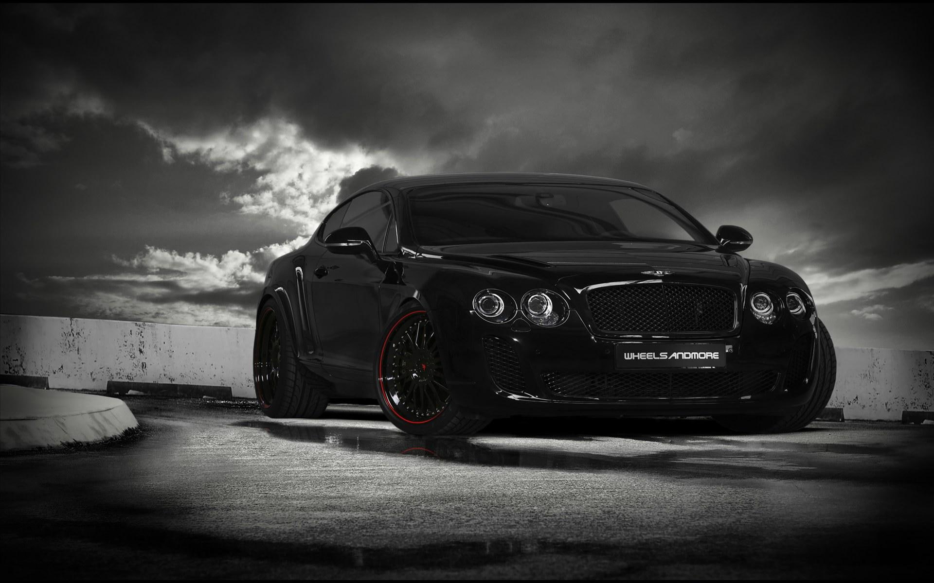 sports, wheelsandmore, black, supersports, 1080P, other cars, cars, coupe, continental, bentley, HD Wallpaper