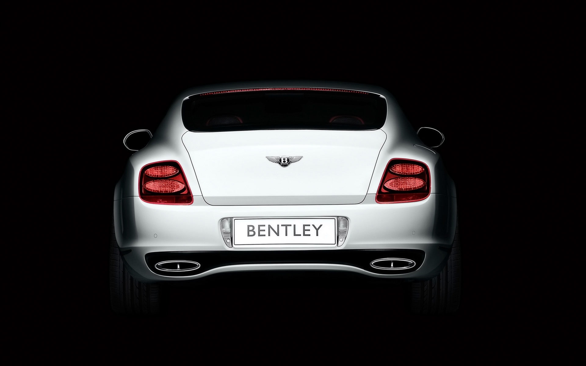 Bentley Continental White, continental, Bentley Continental, rear, 1080P, bentley, supersports, HD Wallpaper