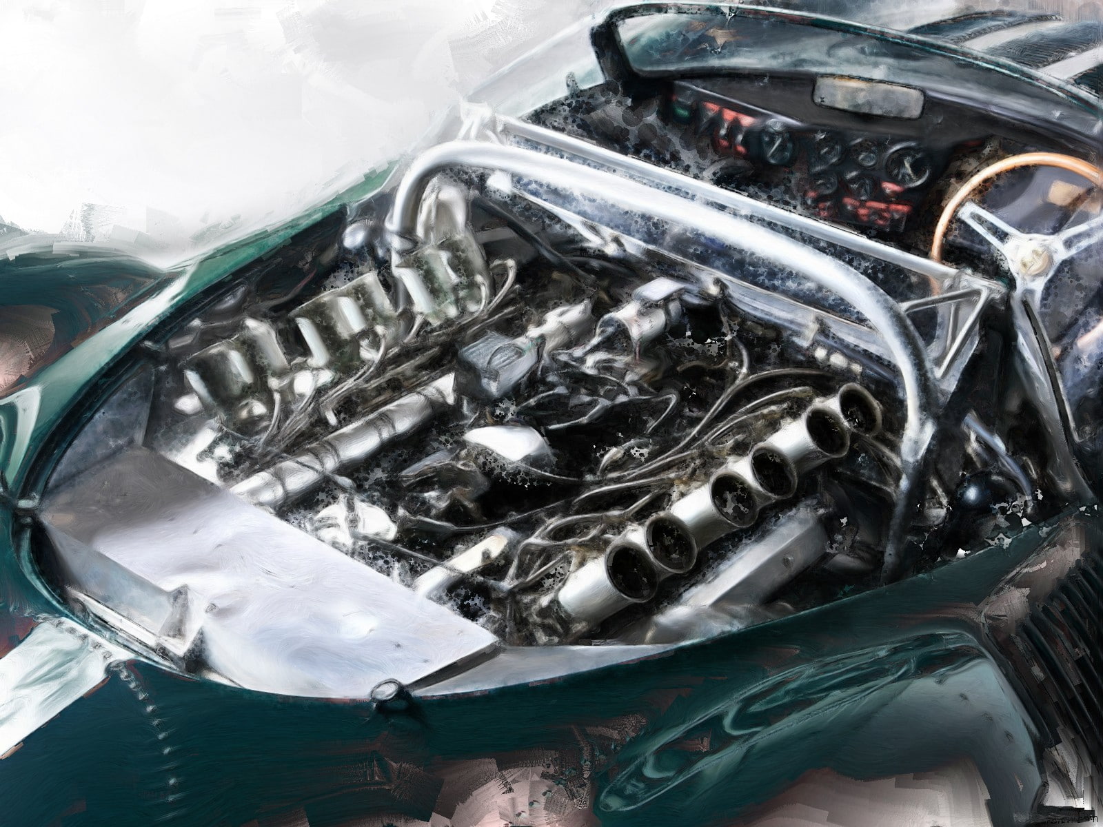 shiny, vehicle, motor vehicle, Jaguar XJ, high angle view, vehicle part, metal, close-up, engine, chrome, mode of transportation, day, mechanic, motorcycle, HD Wallpaper