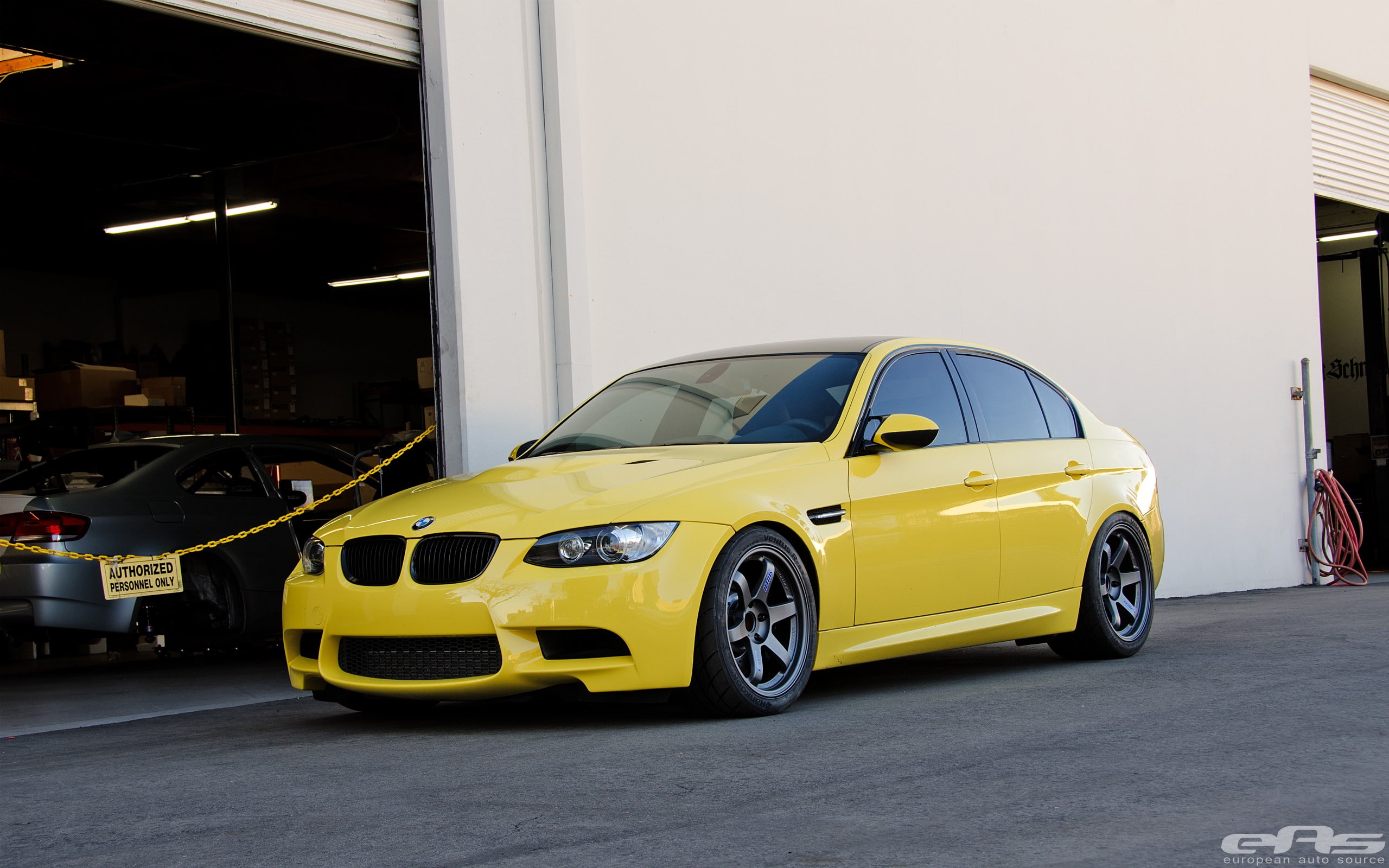 BMW 3 Series, yellow cars, car, 2K, BMW M3 E90, BMW, HD Wallpaper