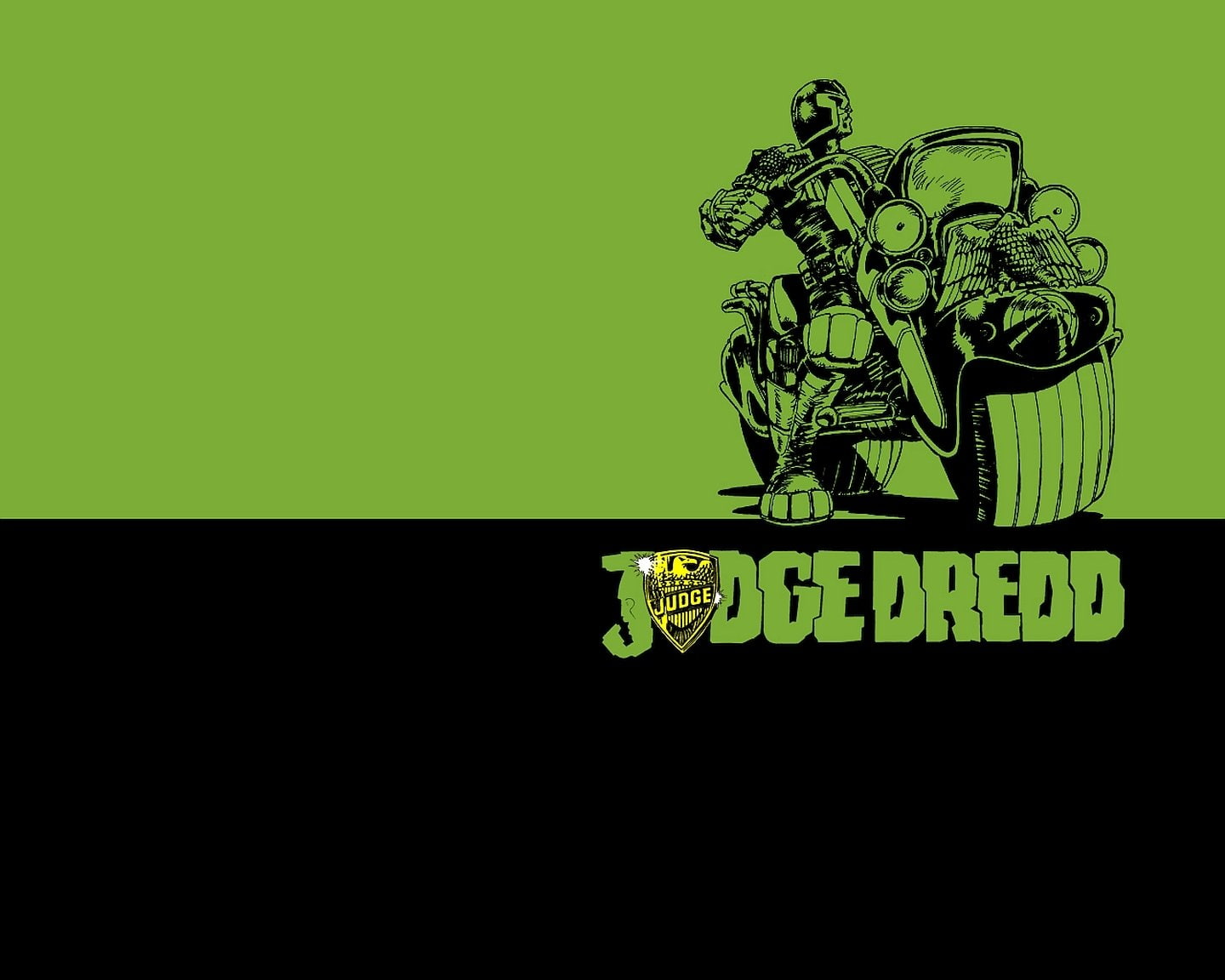 Judge Dredd, Green, 720P, HD Wallpaper