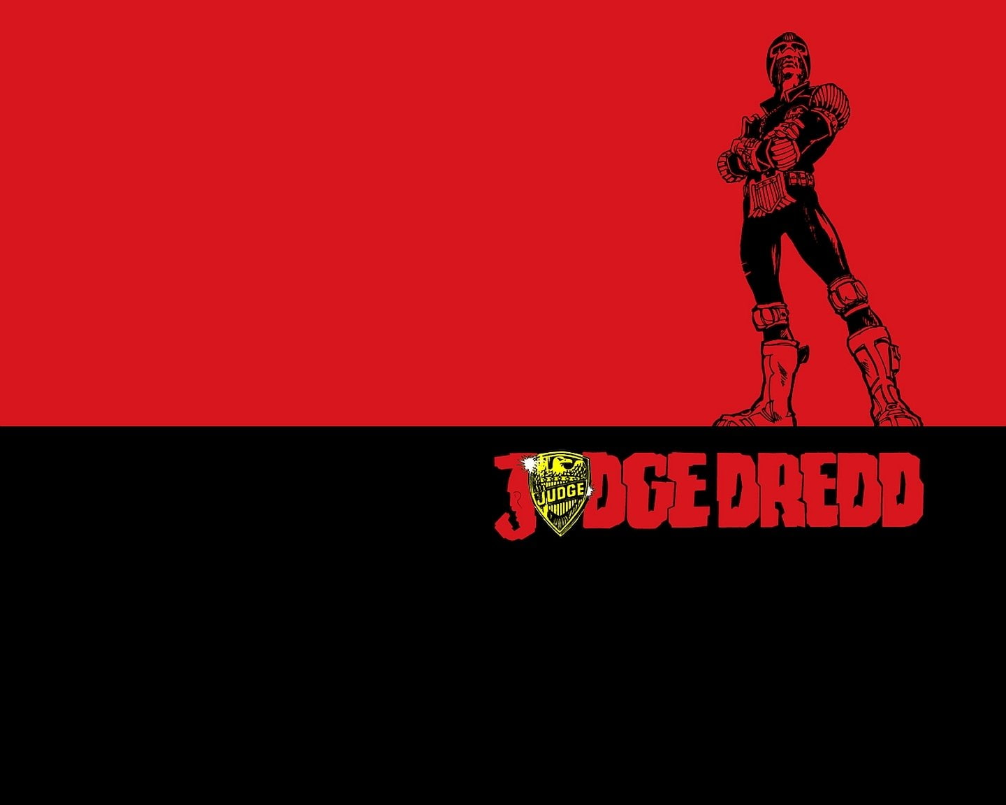 Red, 720P, Judge Dredd, HD Wallpaper