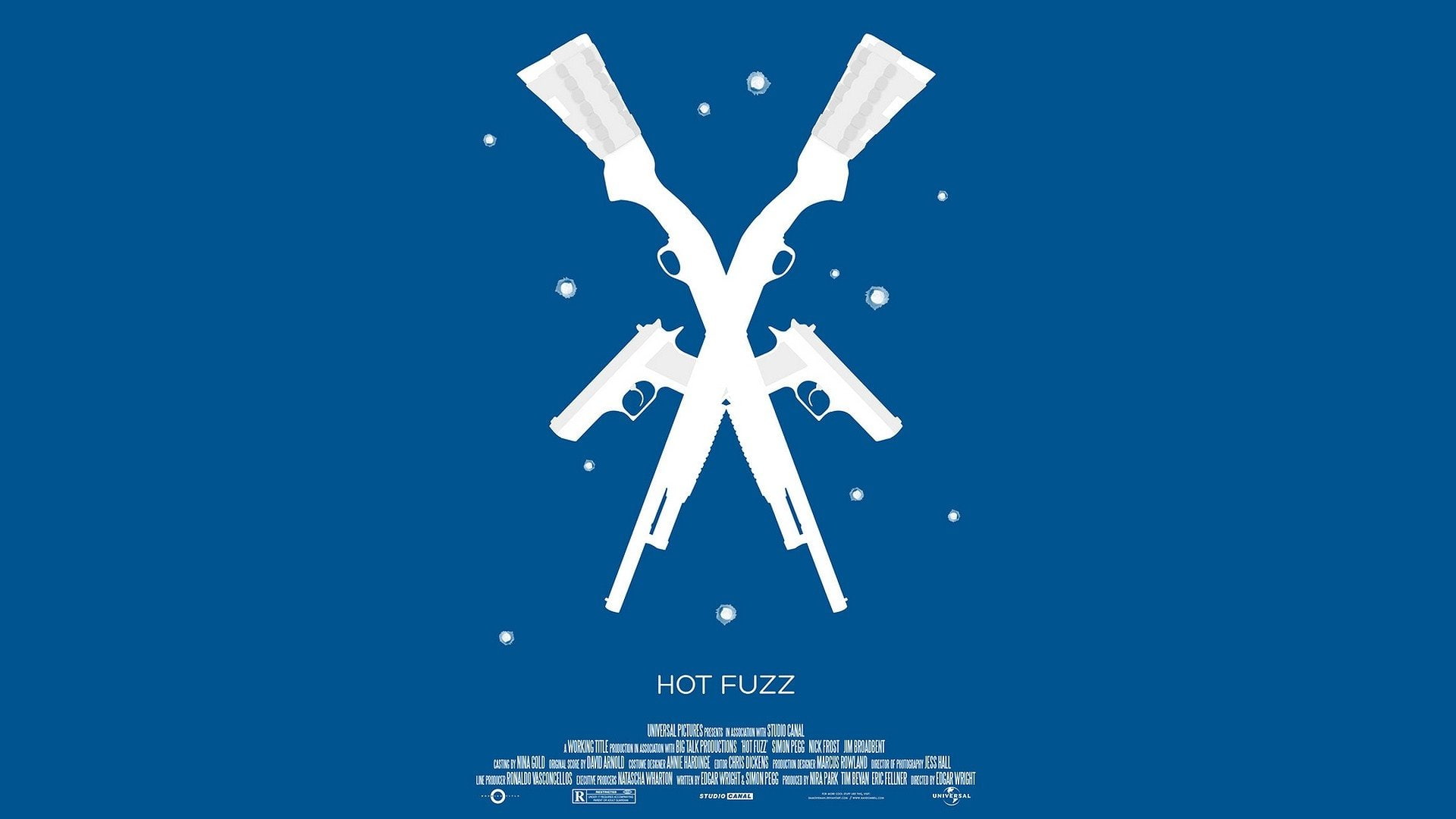 Movie, 1080P, Hot Fuzz, HD Wallpaper