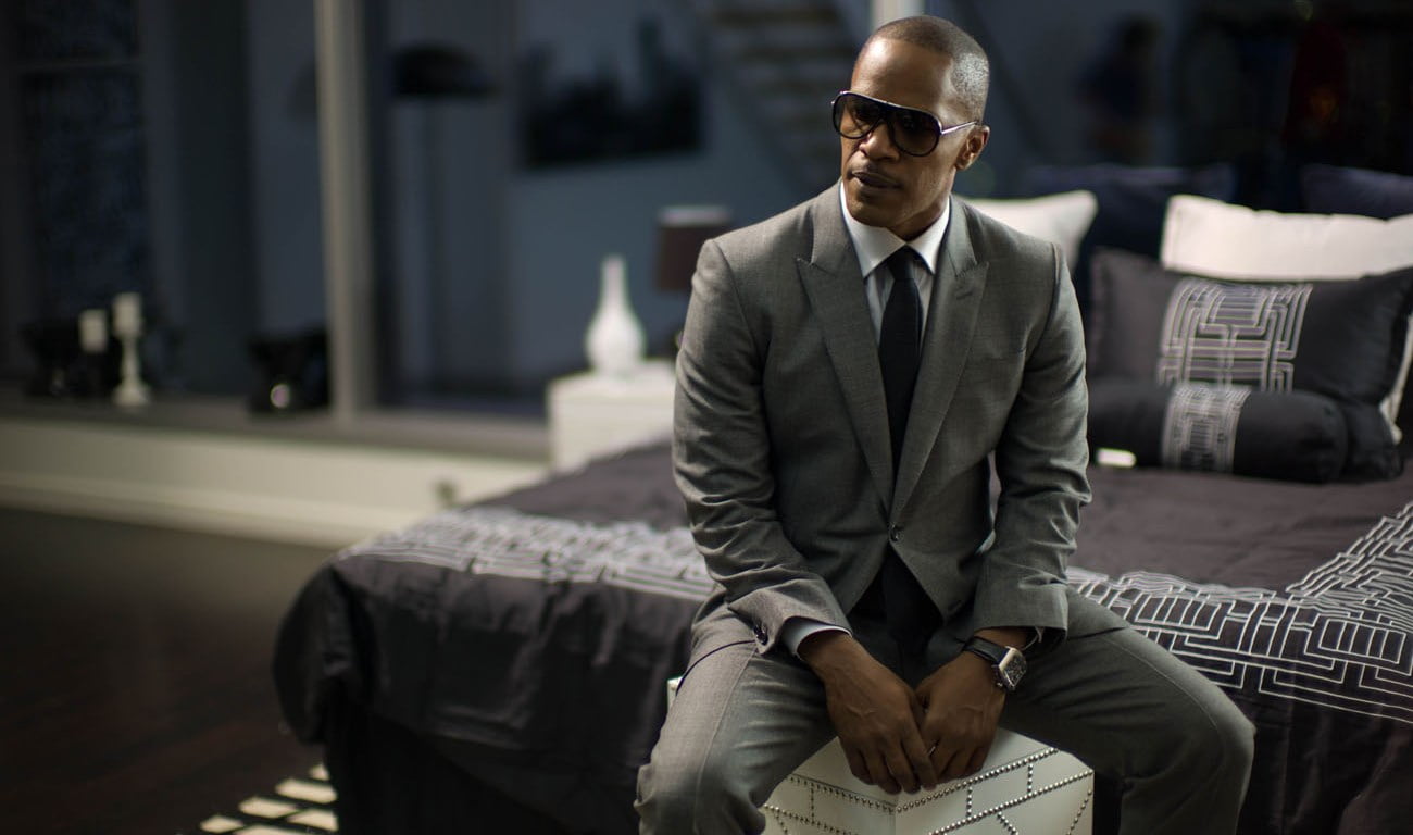 three quarter length, well-dressed, peak, Jamie Foxx, businessman, focus on foreground, glasses, jacket, hollywood, dress, fashion, business, business person, HD Wallpaper