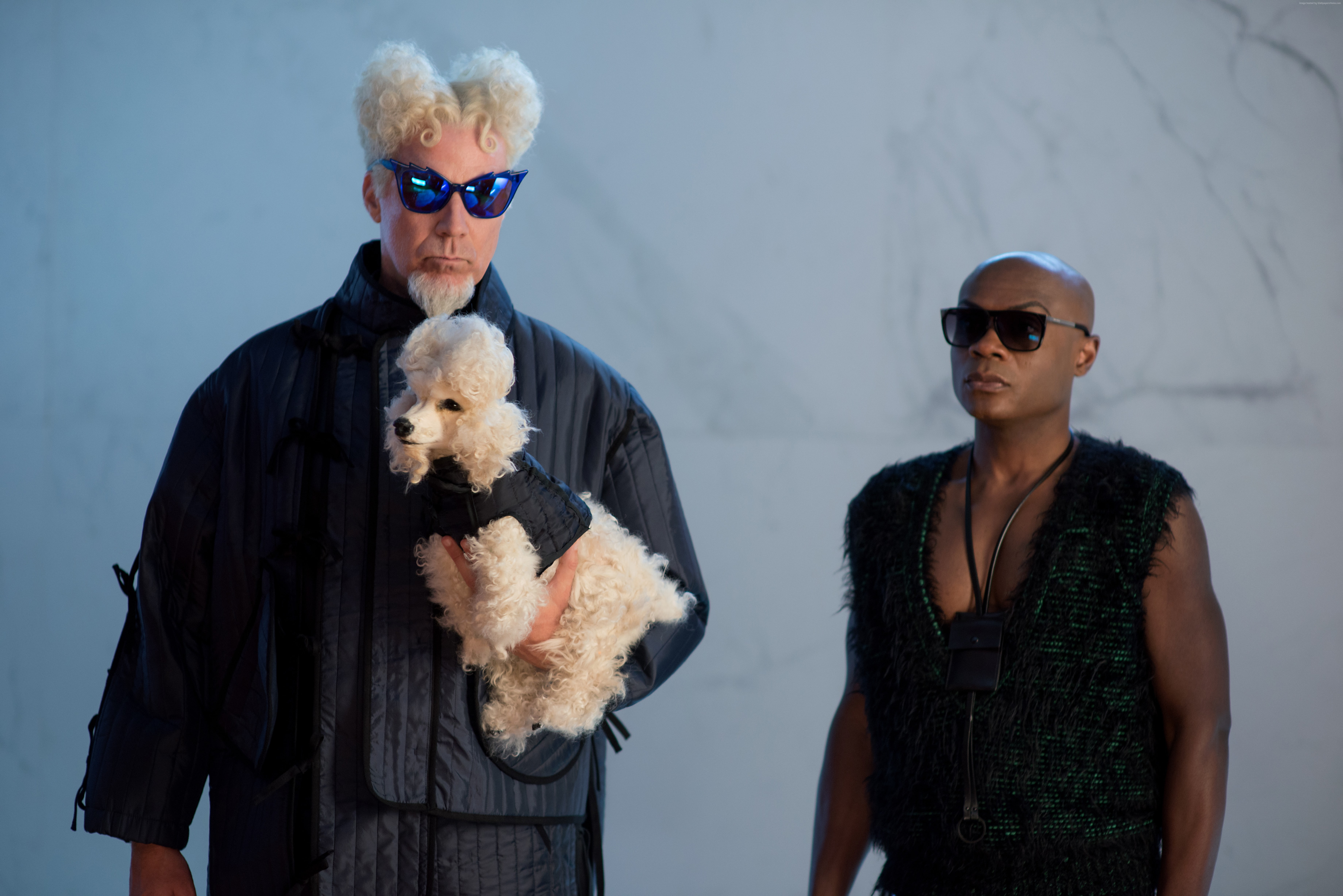 adult, mature men, Will Ferrell, pet owner, portrait, Zoolander 2, 5K, fashion, sunglasses, males, standing, looking at camera, glasses, warm clothing, HD Wallpaper