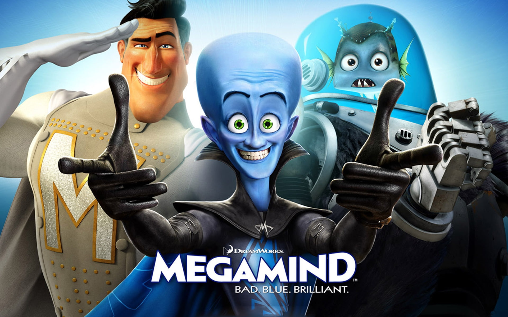 1080P, action, animation, ferrell, characters, megamind, comedy, HD Wallpaper
