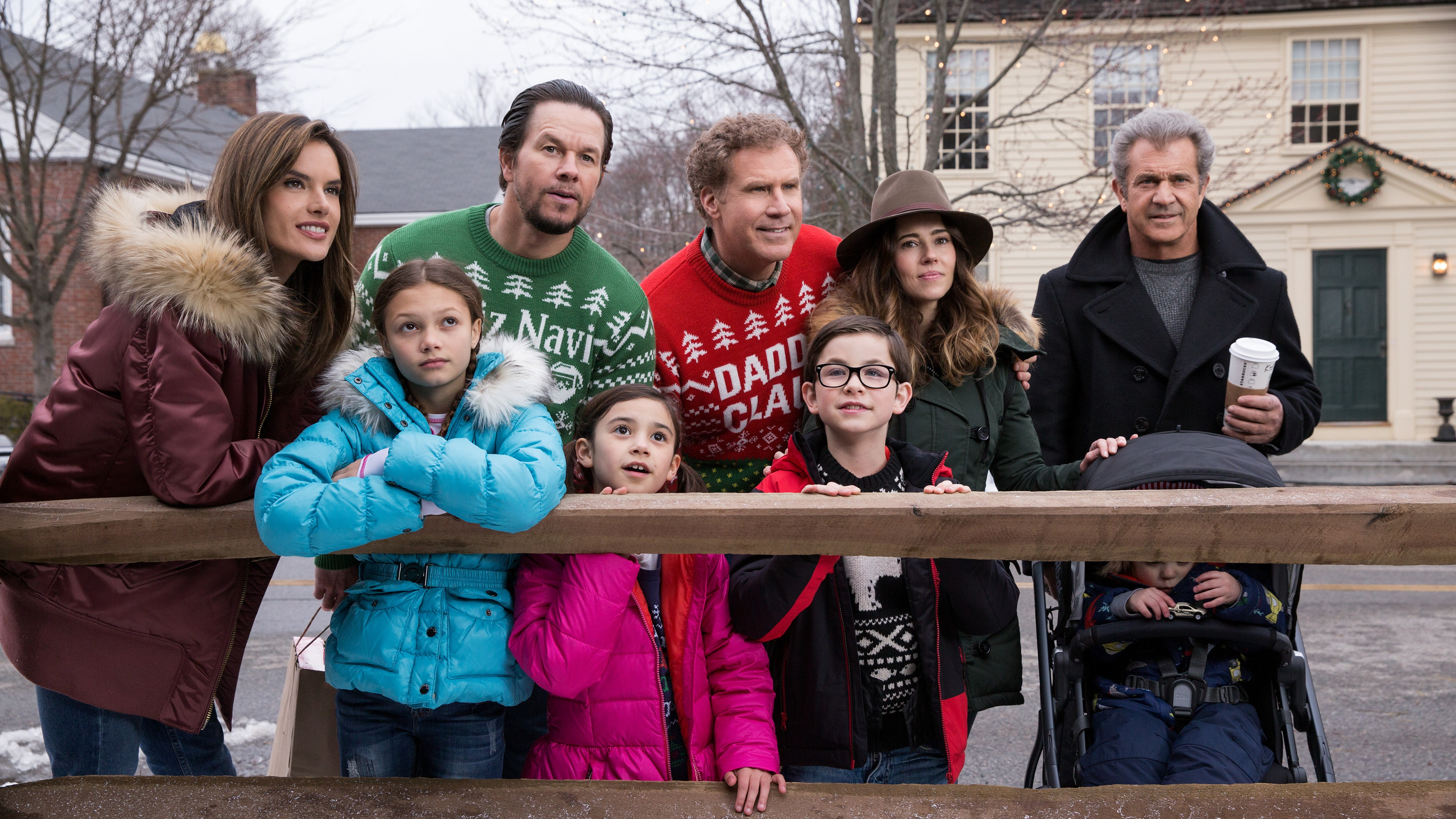 Mark Wahlberg, 5K, 5k, Daddys Home 2, Mel Gibson, Will Ferrell, Alessandra Ambrosio, HD Wallpaper