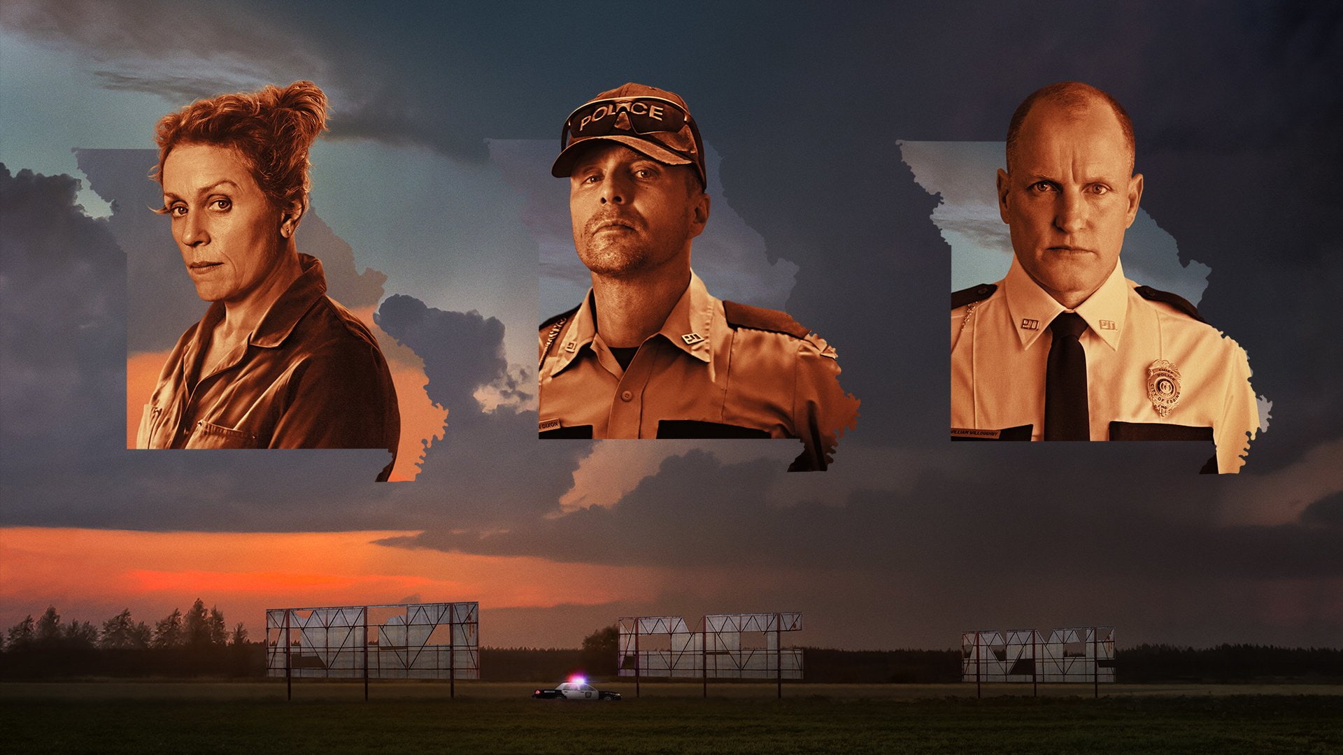 Woody Harrelson, Three Billboards Outside Ebbing, Sam Rockwell, Missouri, Frances McDormand, 1080P, Movie, HD Wallpaper