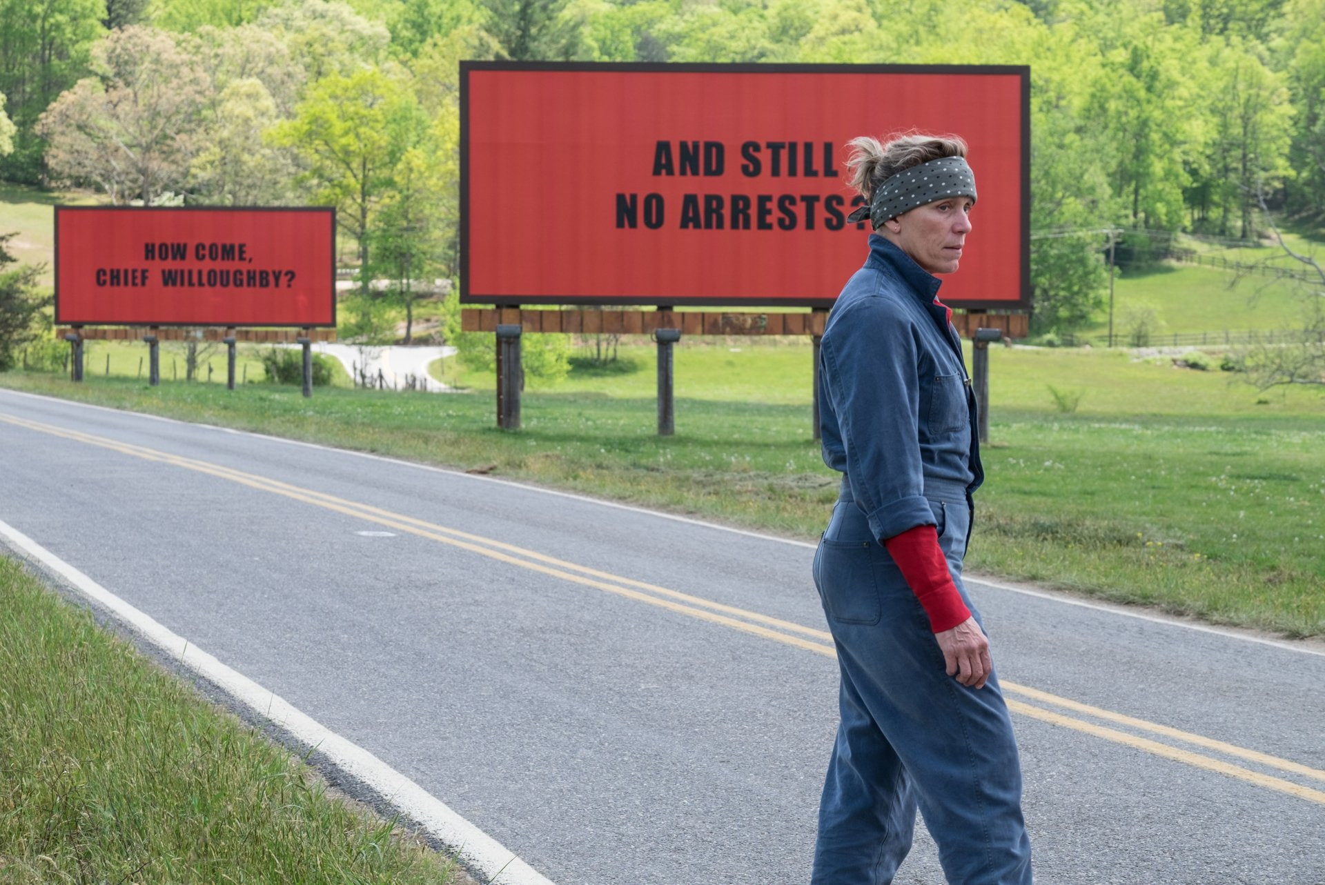 Missouri, Three Billboards Outside Ebbing, 1080P, Movie, Frances McDormand, HD Wallpaper
