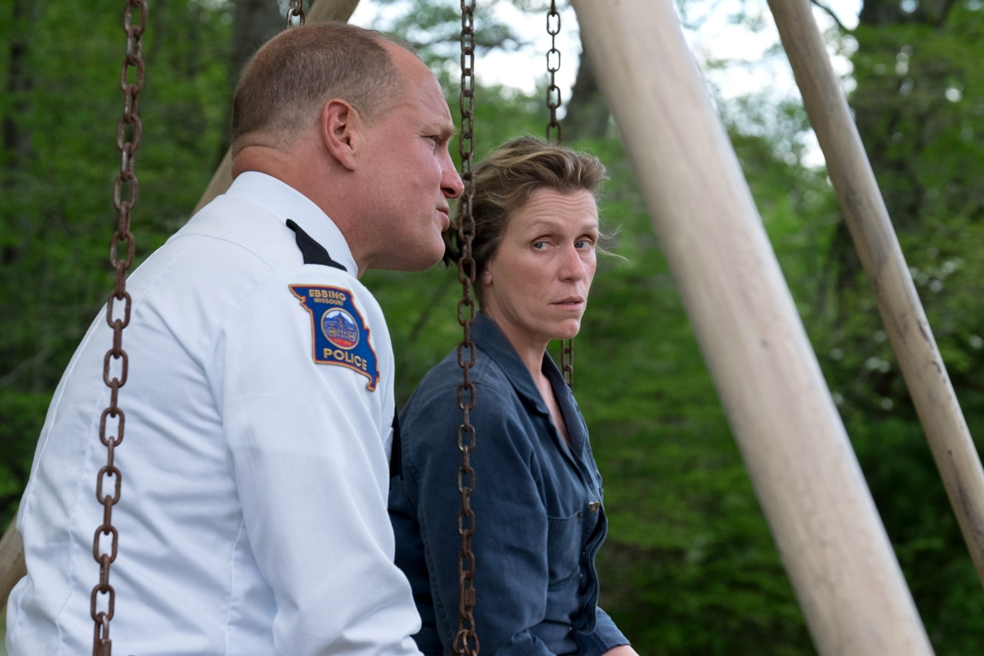 Woody Harrelson, Missouri, Frances McDormand, 1080P, Movie, Three Billboards Outside Ebbing, HD Wallpaper