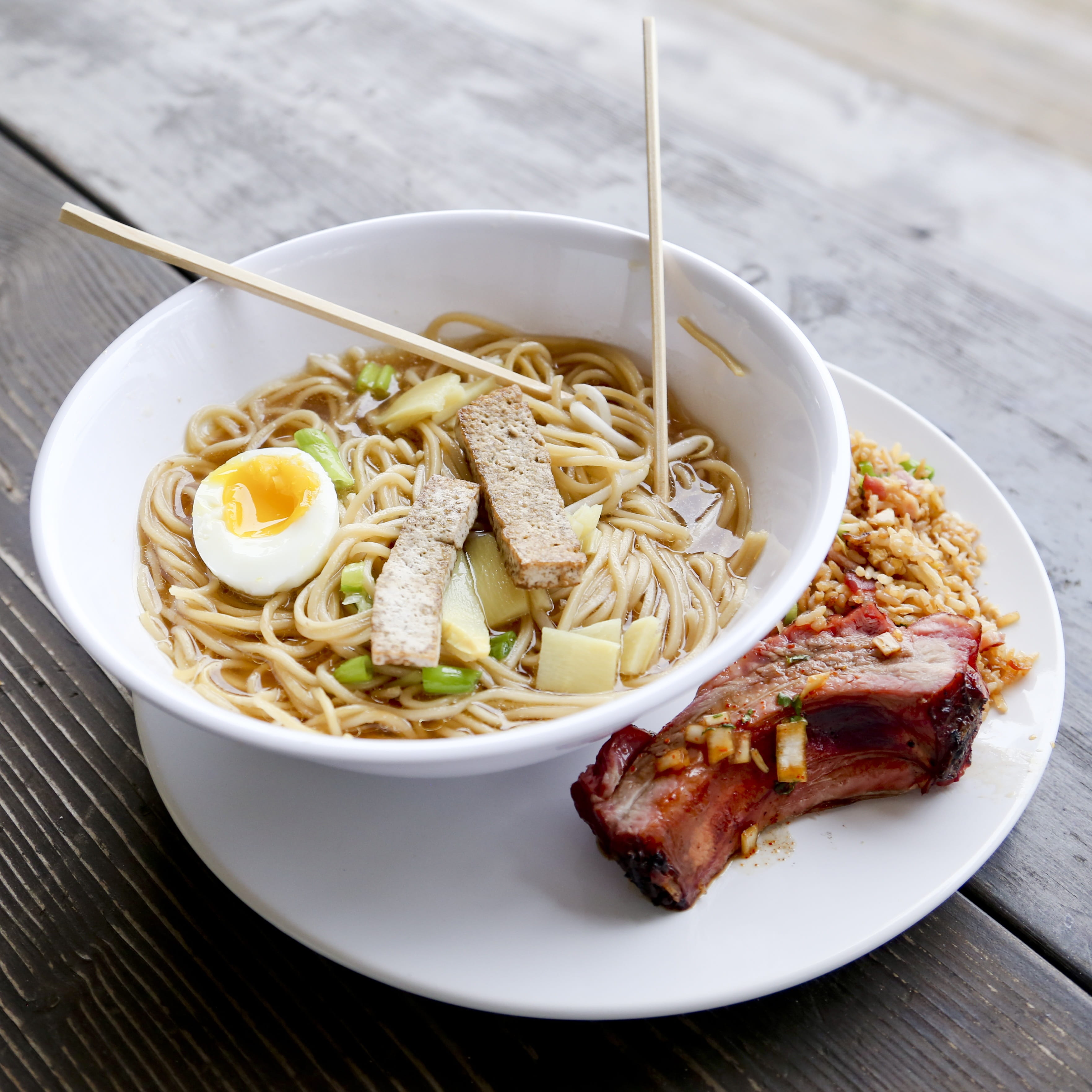 bowl, Ramen, pasta, serving size, wellbeing, plate, Dinner, food and drink, ramen, close-up, temptation, breakfast, table, indoors, garnish, 2K, Food, Phone HD Wallpaper