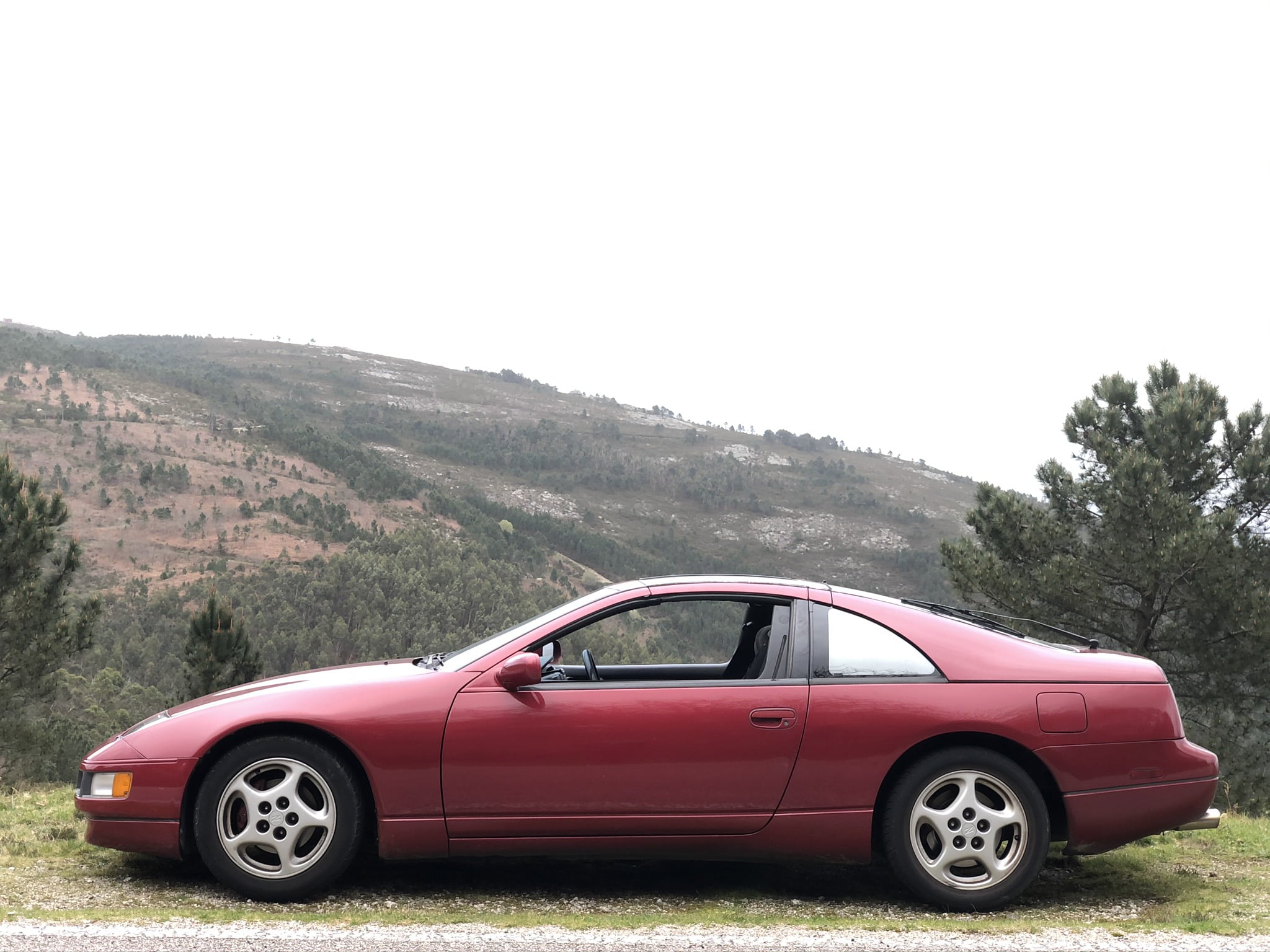 1080P, car, Nissan, Japanese cars, landscape, Nissan 300ZX, side view, Nissan Fairlady Z, JDM, HD Wallpaper