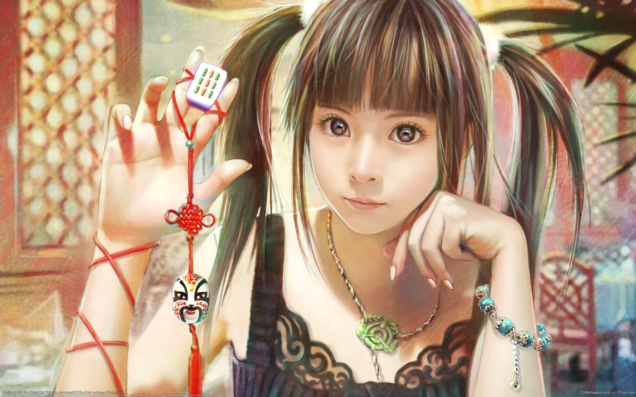 digital art, beauty, anime girls, indoors, Japanese women, adult, portrait, real people, nail, young adult, headshot, focus on foreground, 2K, anime, looking at camera, HD Wallpaper