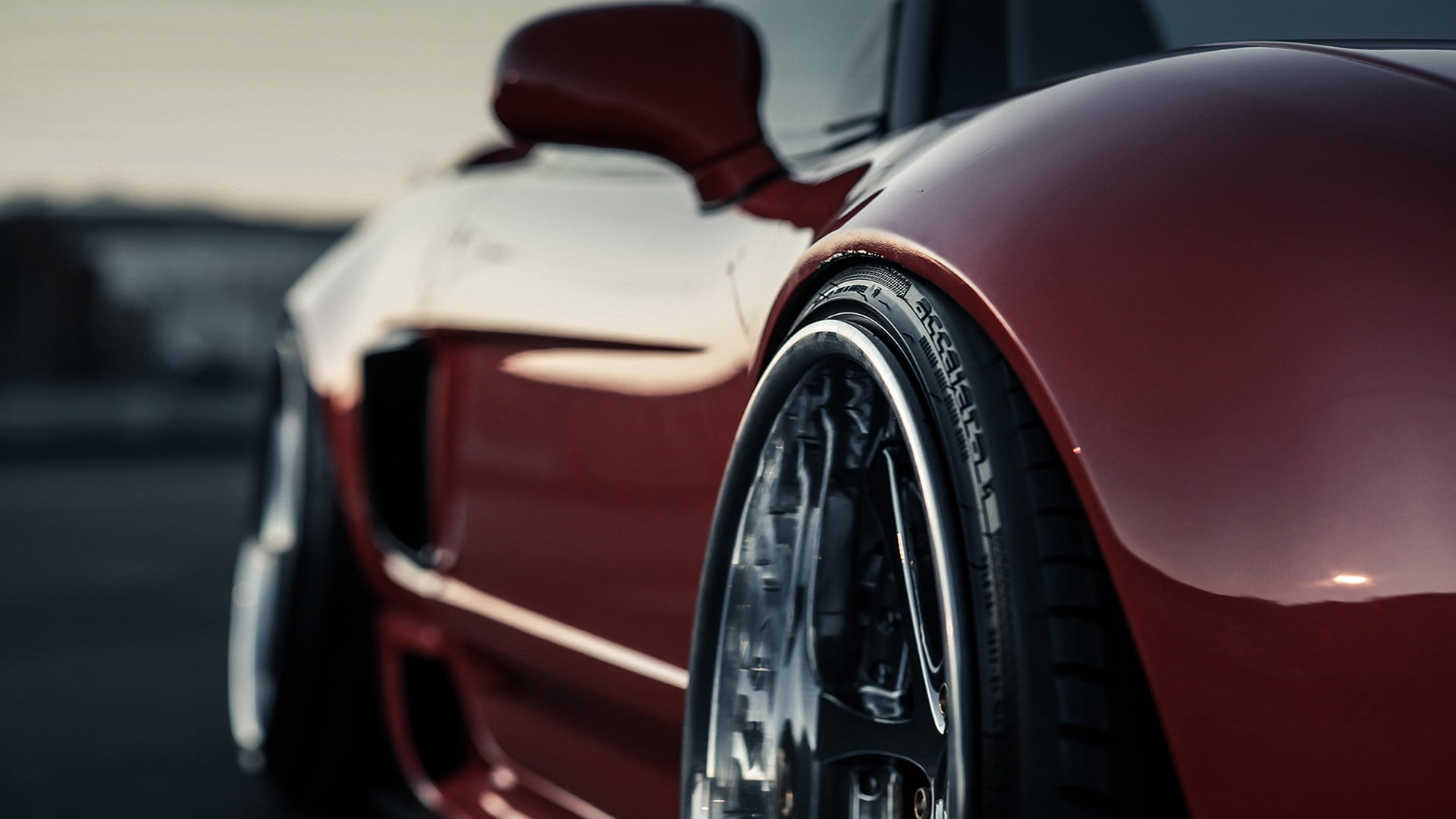 tail light, retro styled, nsx, land vehicle, tire, city, luxury, nature, stationary, 1080P, outdoors, Honda, day, selective focus, focus on foreground, HD Wallpaper