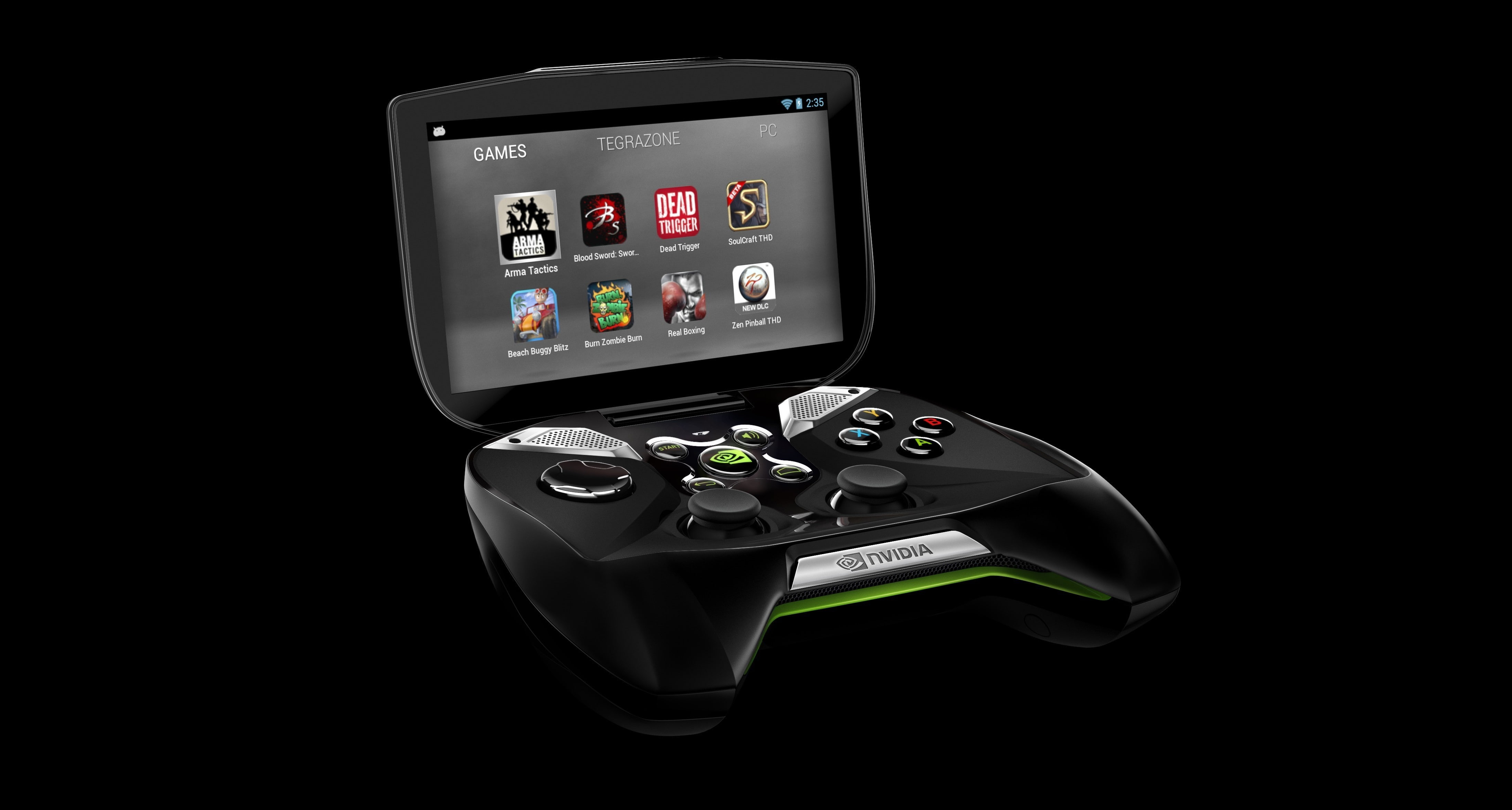 technology, 4K, Real Boxing, game, video games, portable video game, NVIDIA Shield, high technology, LED, logo, quad-core, Beach Buggy Blitz, selection of game, HD Wallpaper