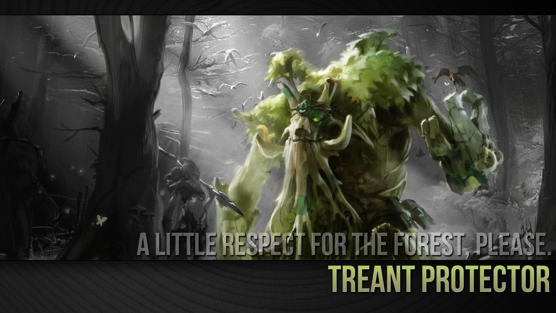 food and drink, video games, freshness, wellbeing, sign, 1080P, western script, organic, healthy eating, communication, vegetable, message, nature, Treant Protector, HD Wallpaper