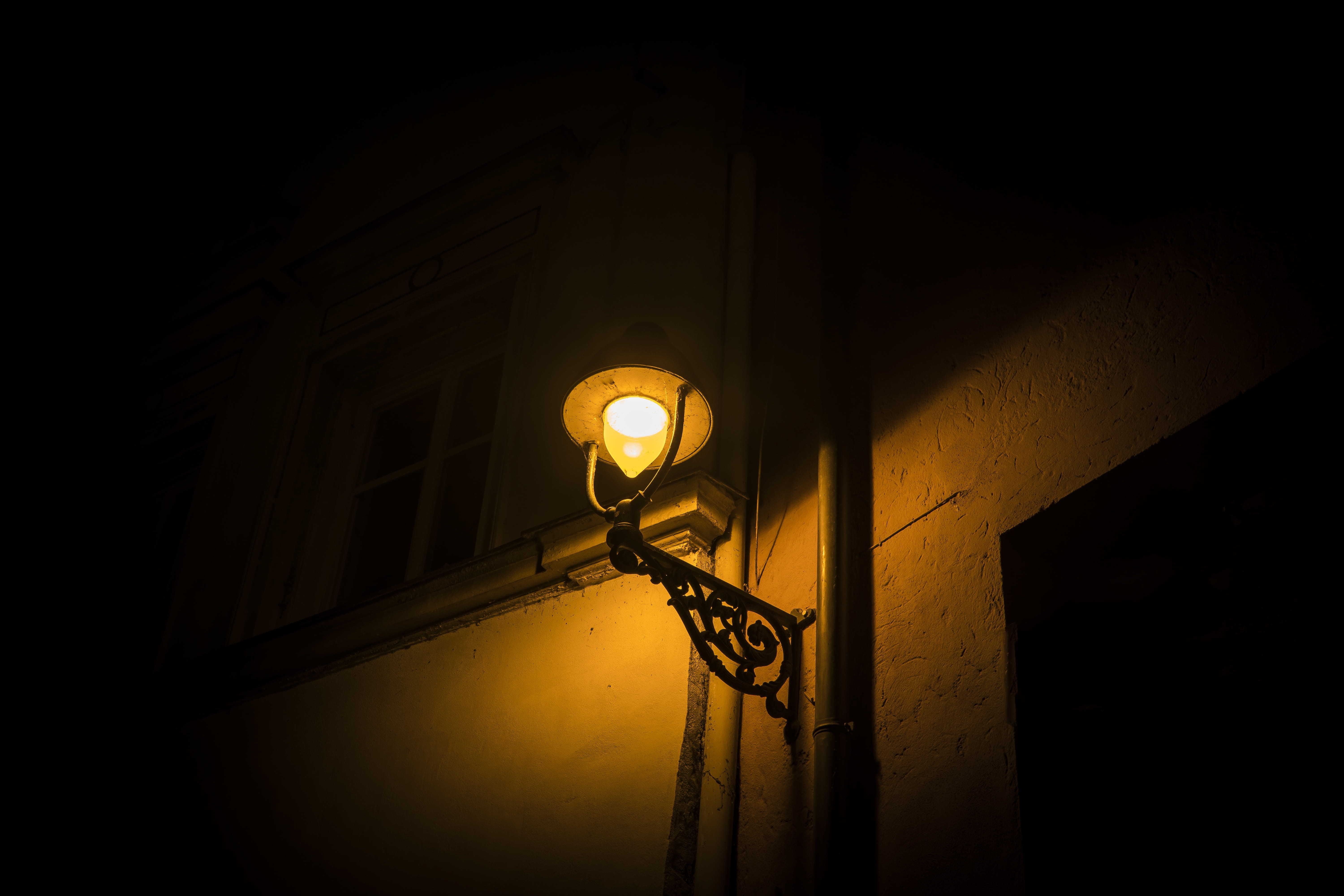 Lights, ceiling, historically, old, Long Exposure, architecture, street, building, Night, lichtspiel, no people, mood, electricity, electric lamp, city lights, HD Wallpaper