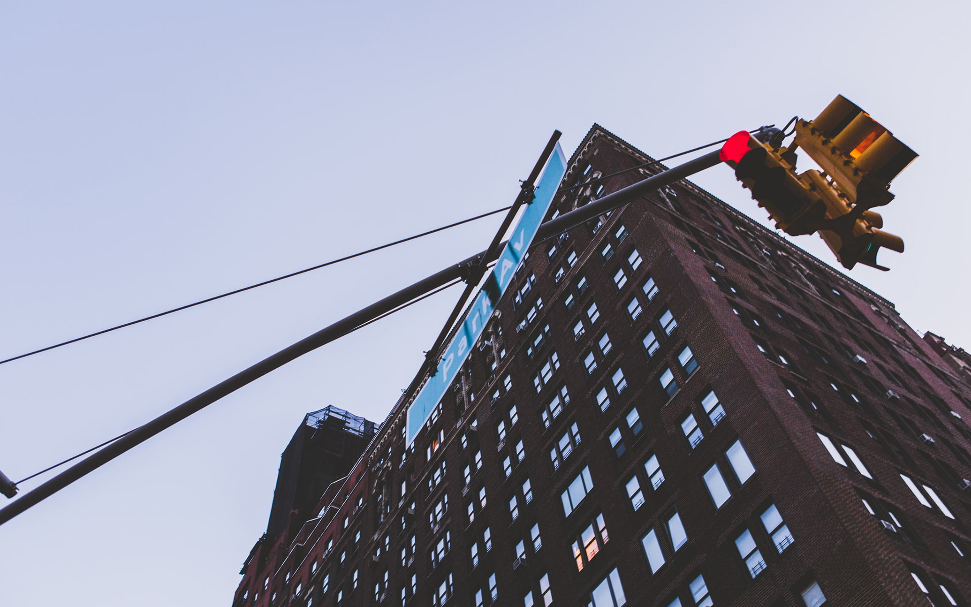 hd, building, 1080P, sign, streetlight, cityscape, HD Wallpaper