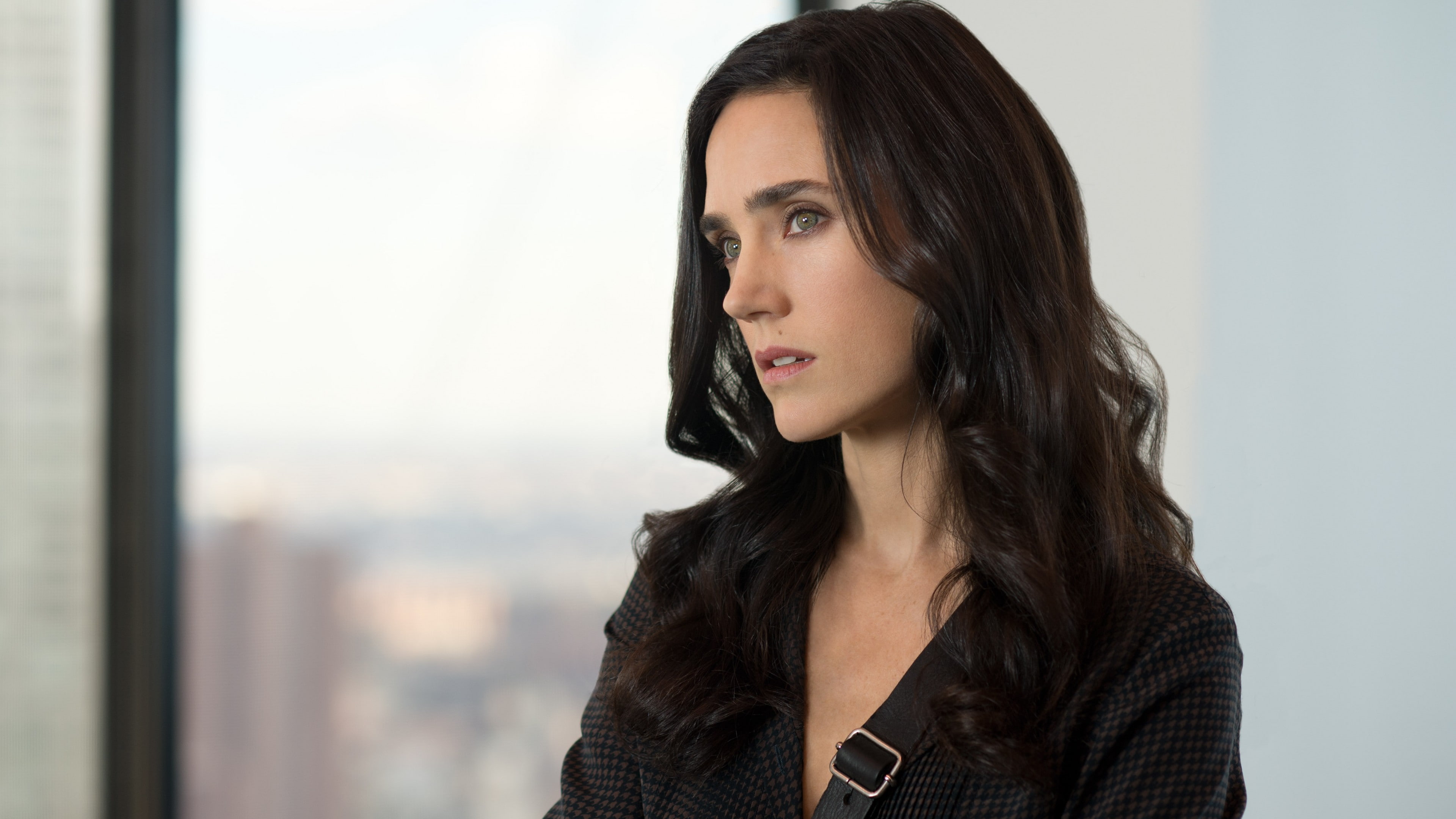 actree, 4K, black, Most popular celebs, v, Jennifer Connelly, top, women, neck, s, HD Wallpaper
