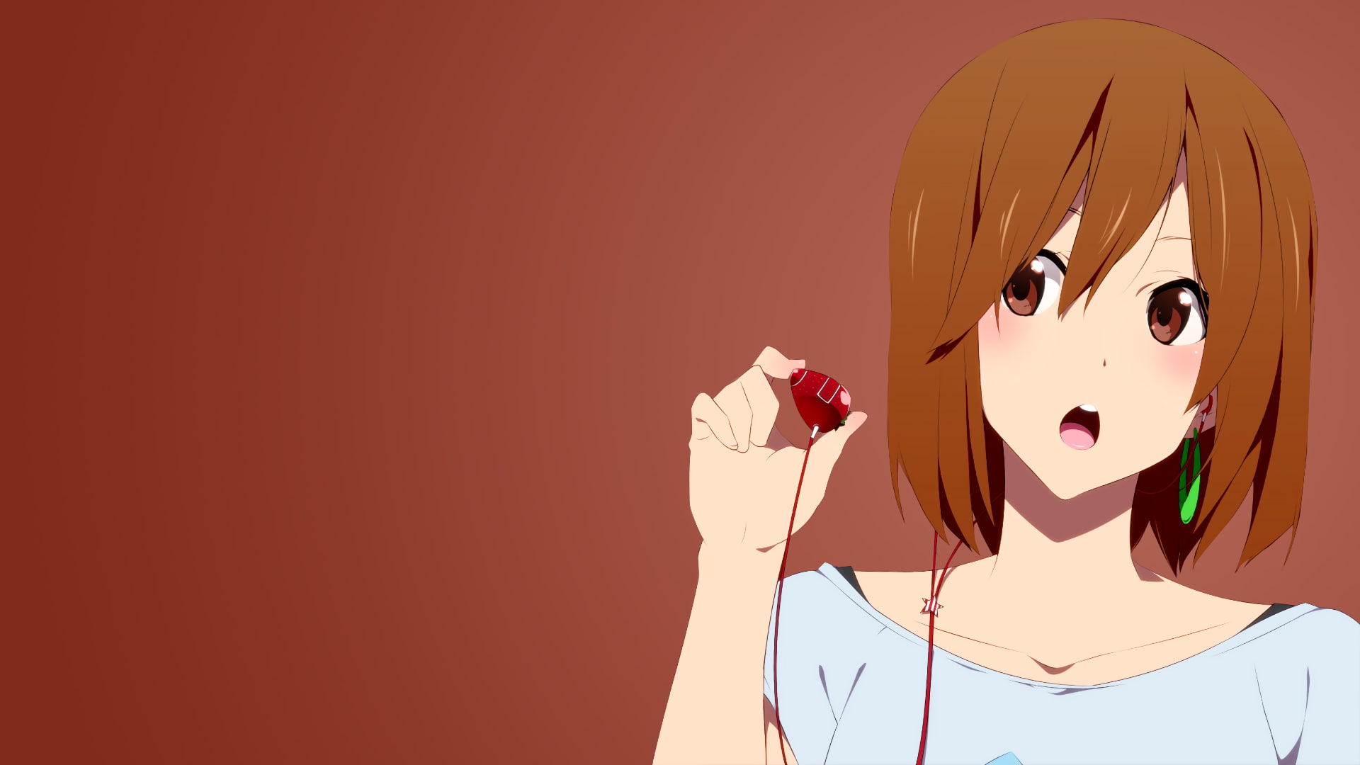 Hirasawa Yui, anime, people, indoors, copy space, close-up, cut out, red, human representation, 1080P, creativity, representation, nature, sunlight, art and craft, HD Wallpaper